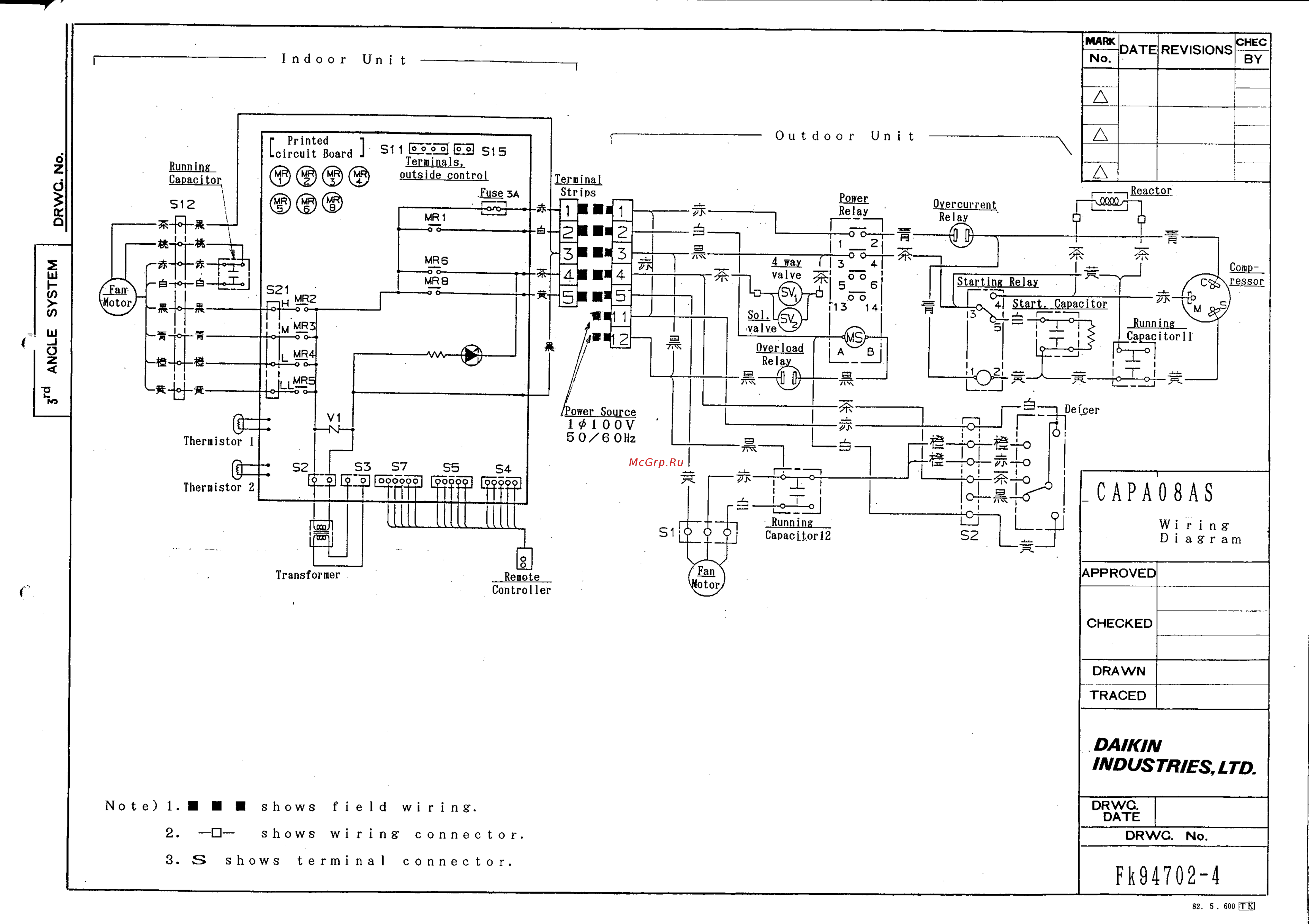 Daikin CAPA08AT [5/7] Fk94702 4