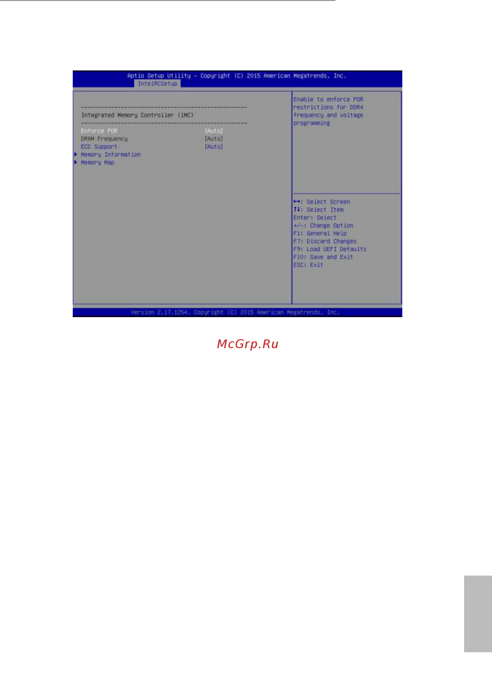 ASRock D1541D4U-2T8R [73/93] Memory configuration
