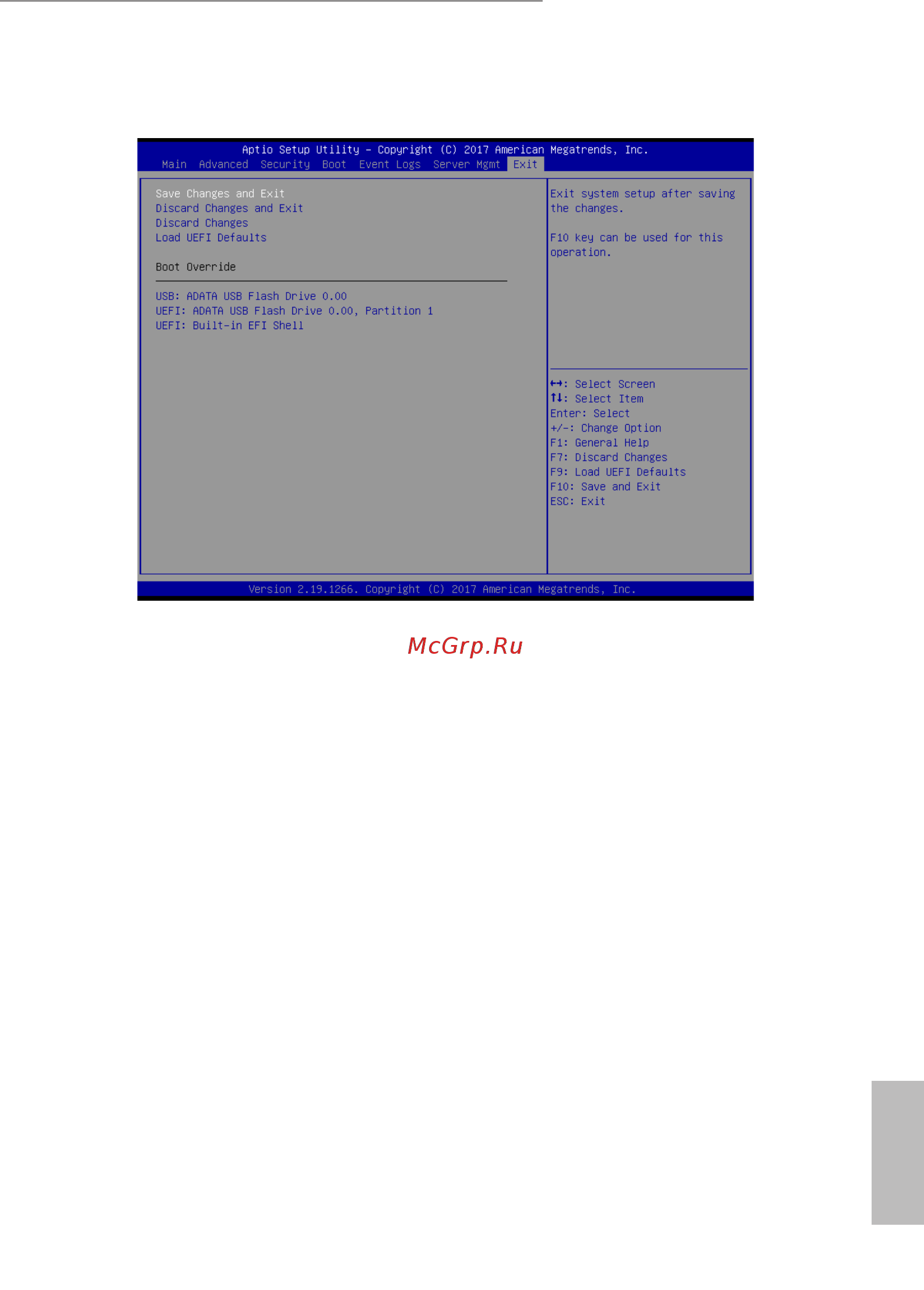 ASRock C3558D4I-4L [71/97] Exit screen
