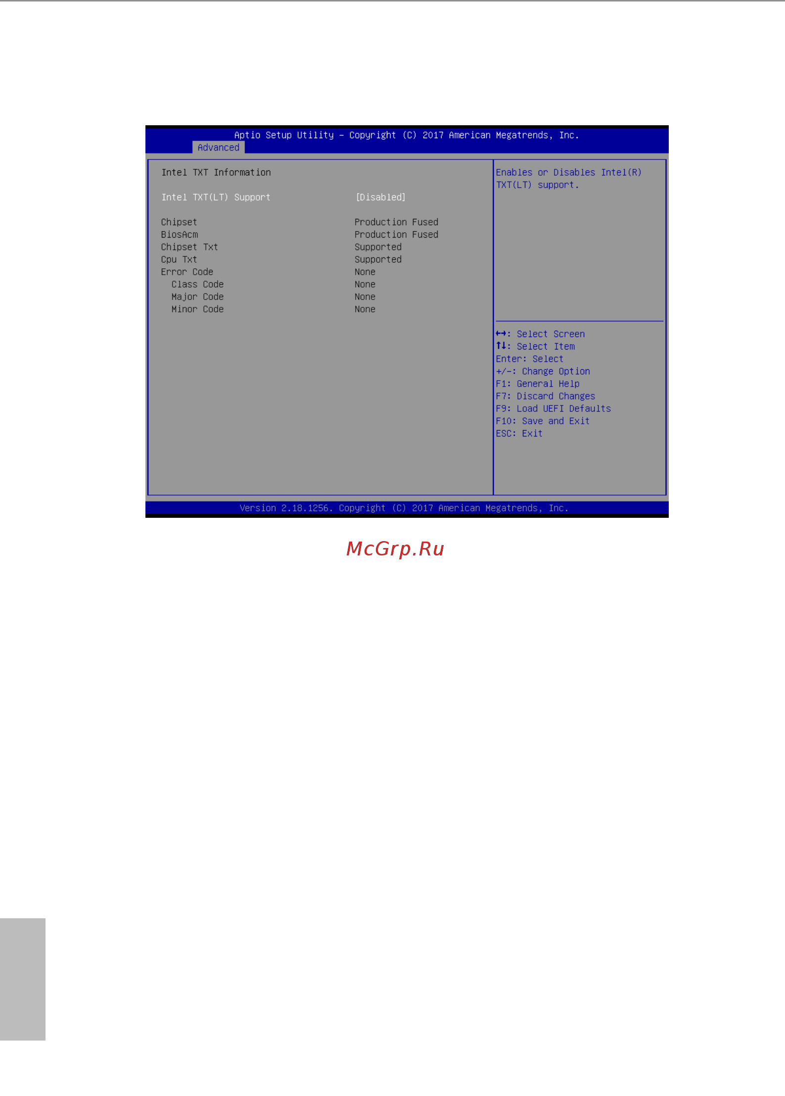 ASRock E3C236D4I-44E85 [58/79] Intel txt information