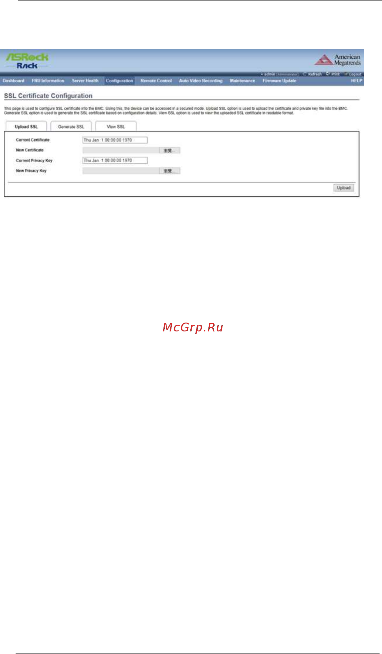 ASRock E3C236D4I-44E85 [38/52] Ssl certificate configuration