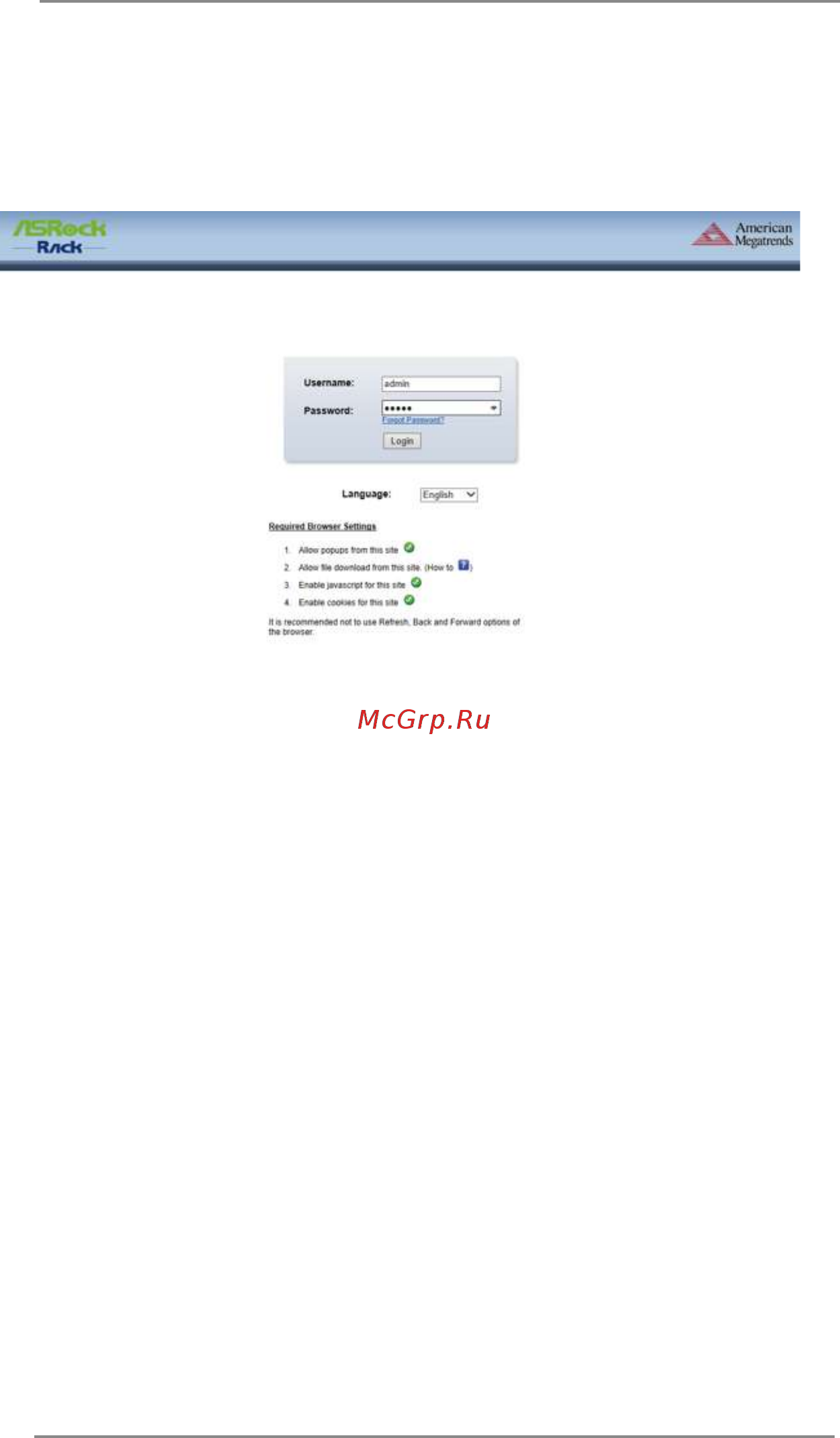 ASRock E3C236D4I-44E85 [5/52] Megarac sp gui overview