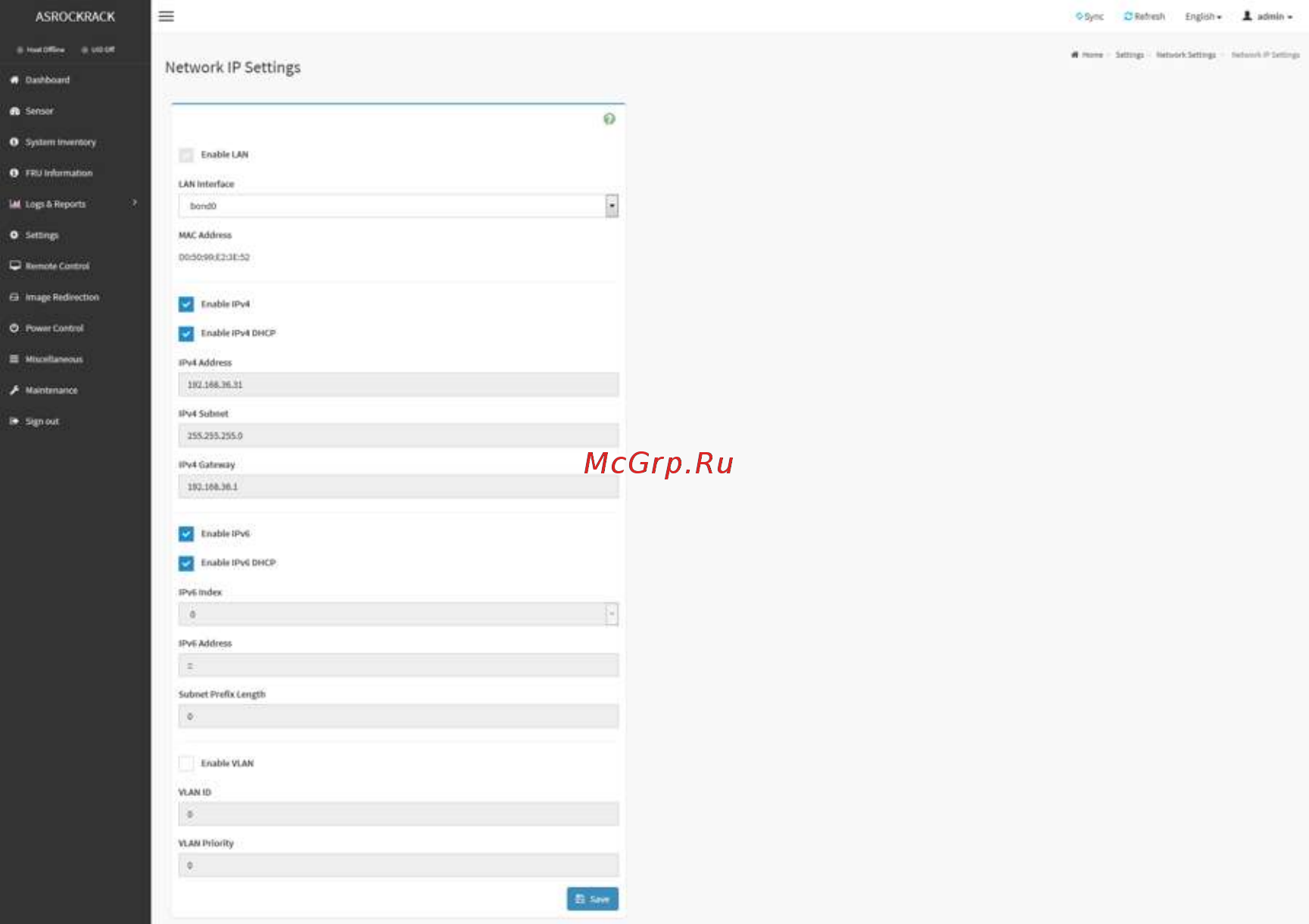 ASRock EP2C602-4L/D16 [28/61] Network ip settings