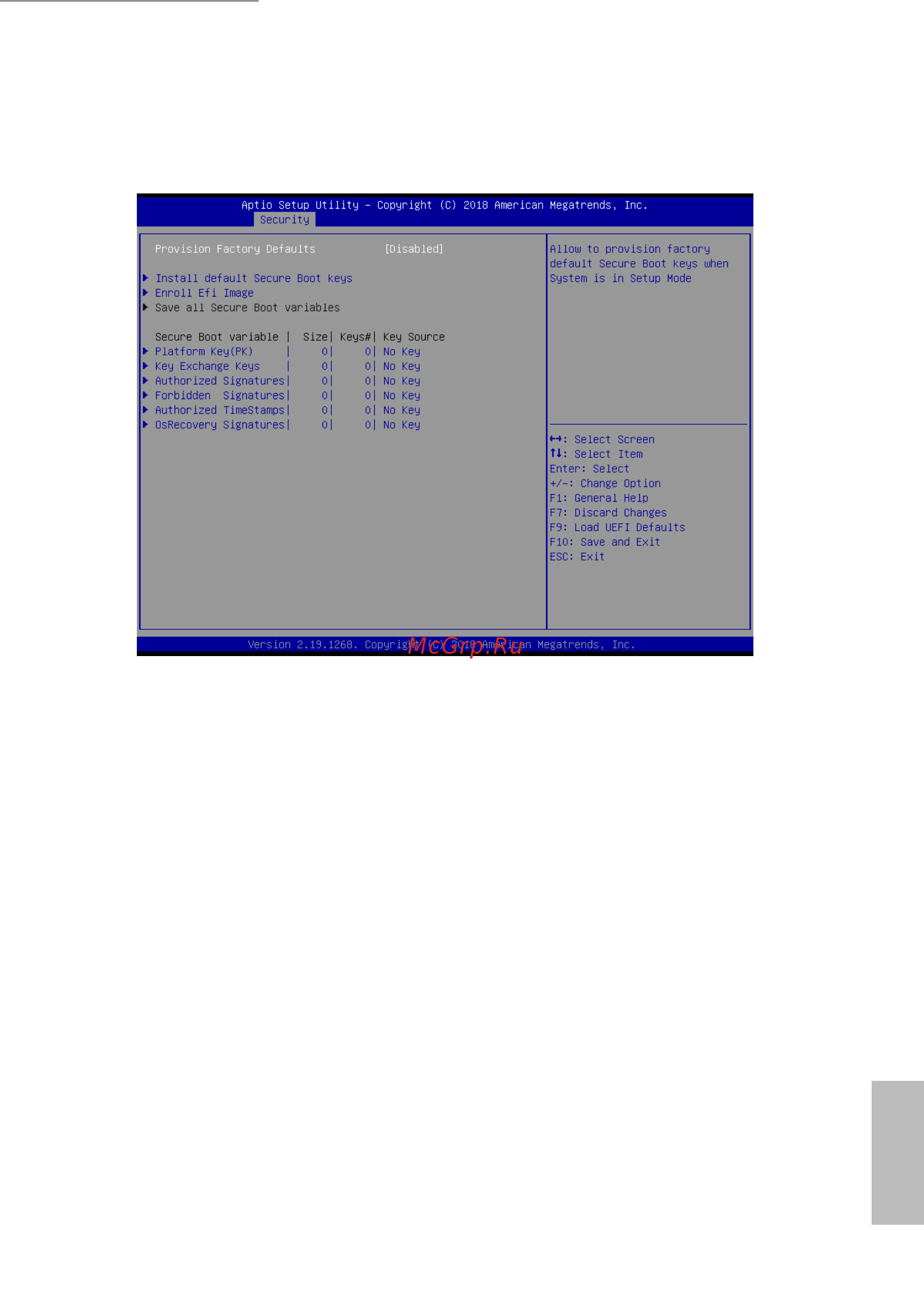 ASRock EP2C622D24LM [79/97] Key management