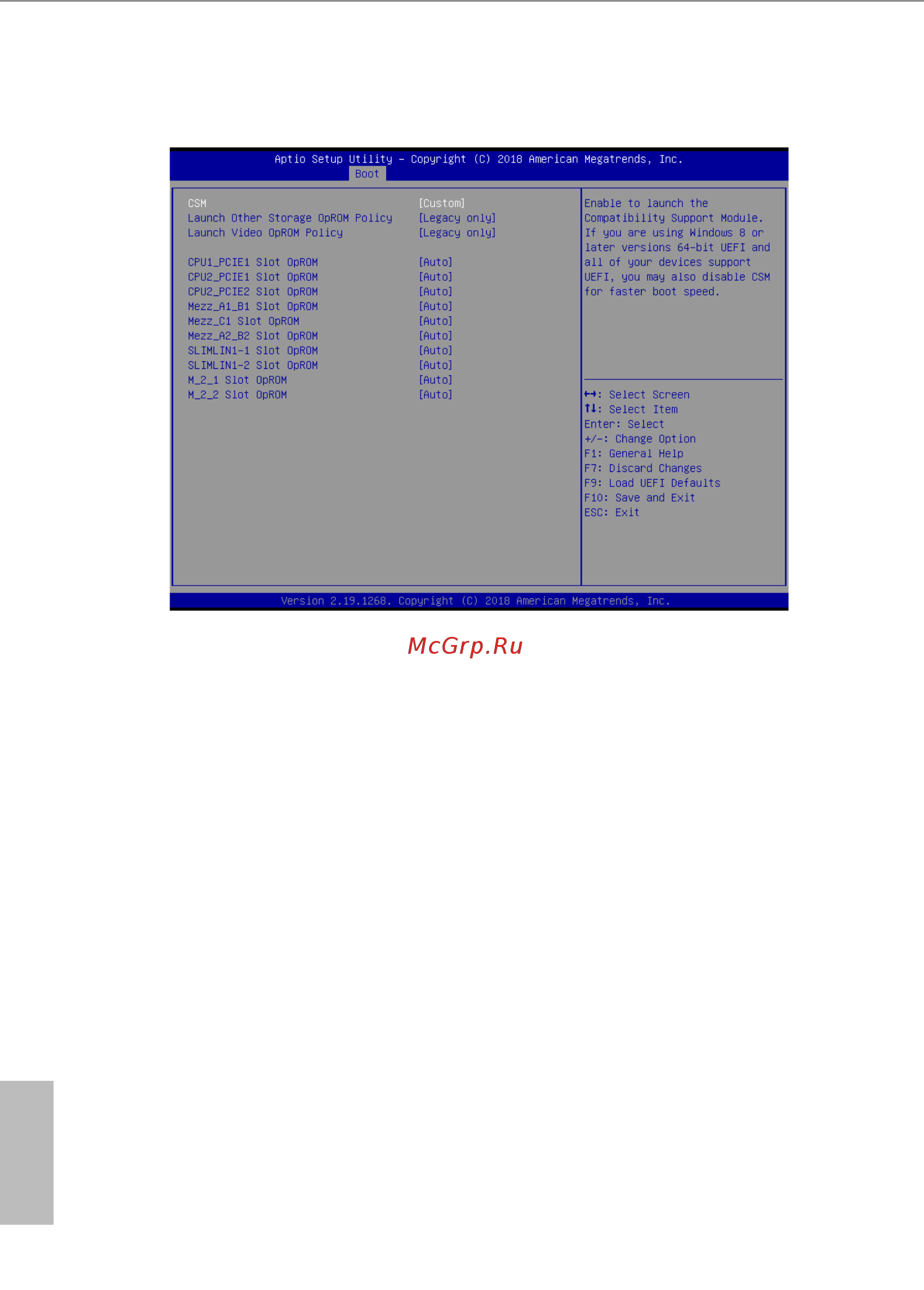 ASRock EP2C622D24LM [84/97] Csm parameters