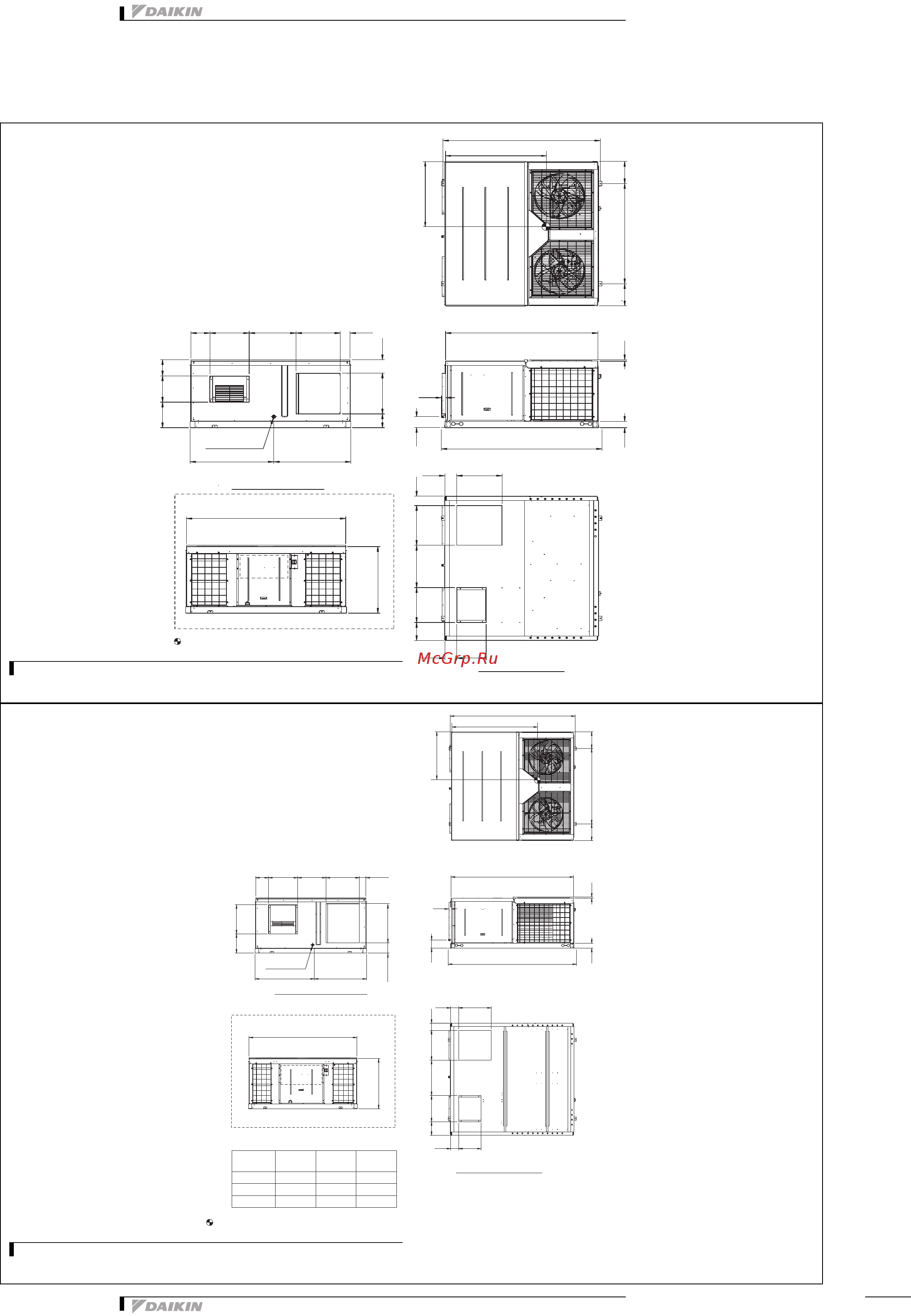 Daikin UATYQ550MCY1 [29/46] Размерные чертежи