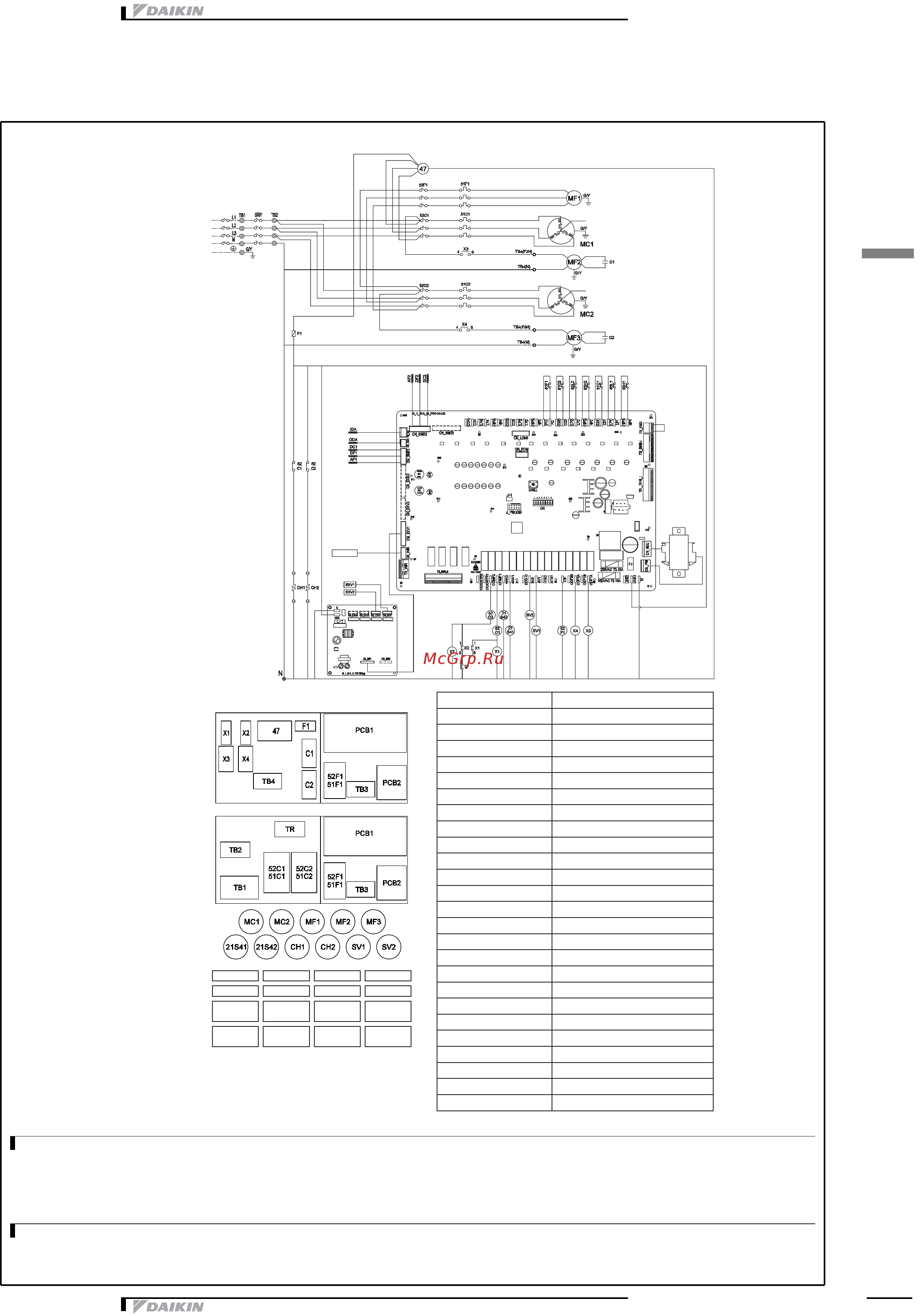 Daikin UATYQ250CY1 [33/53] Монтажные схемы