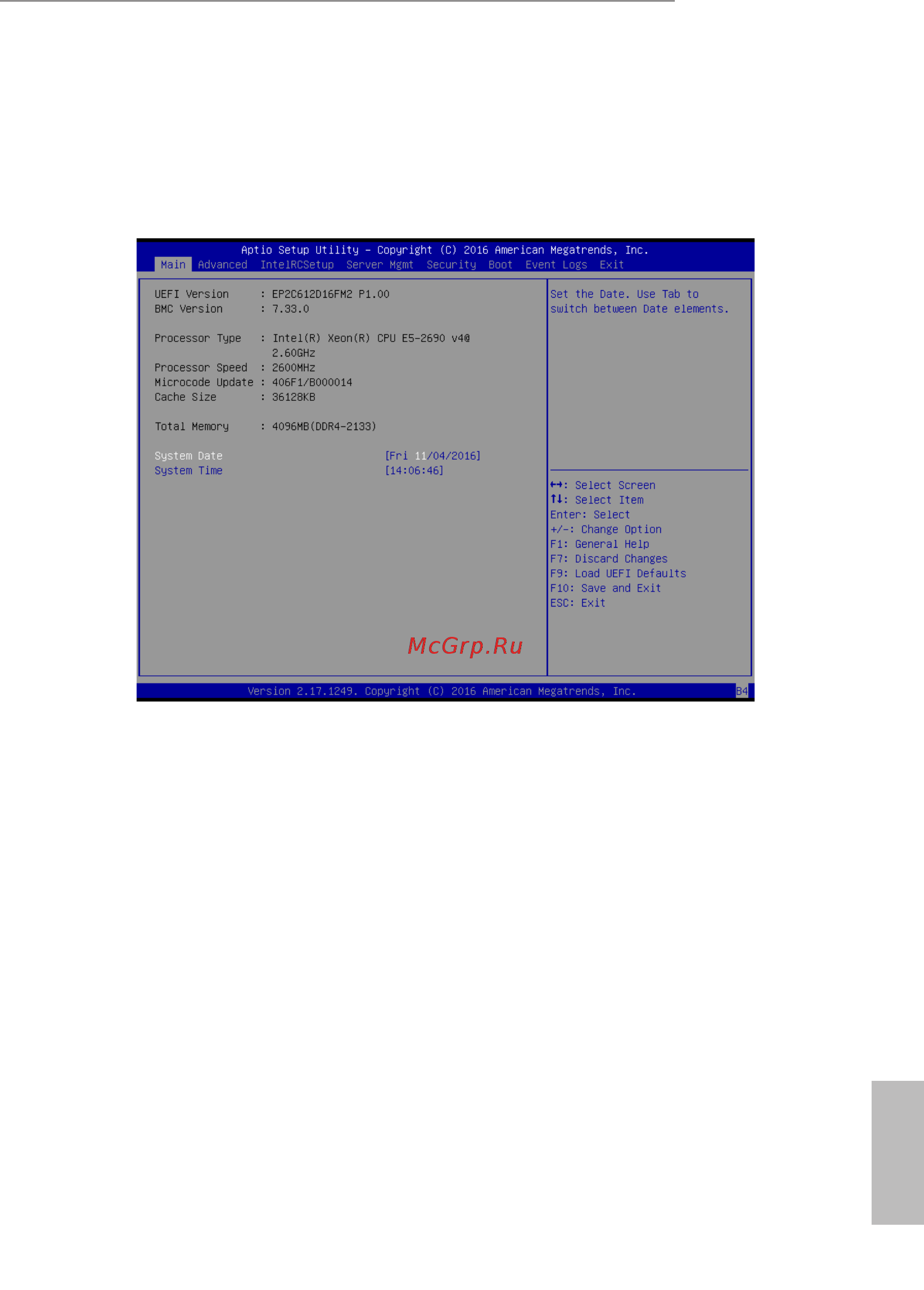 ASRock EP2C612D16FM2 [51/99] Main screen
