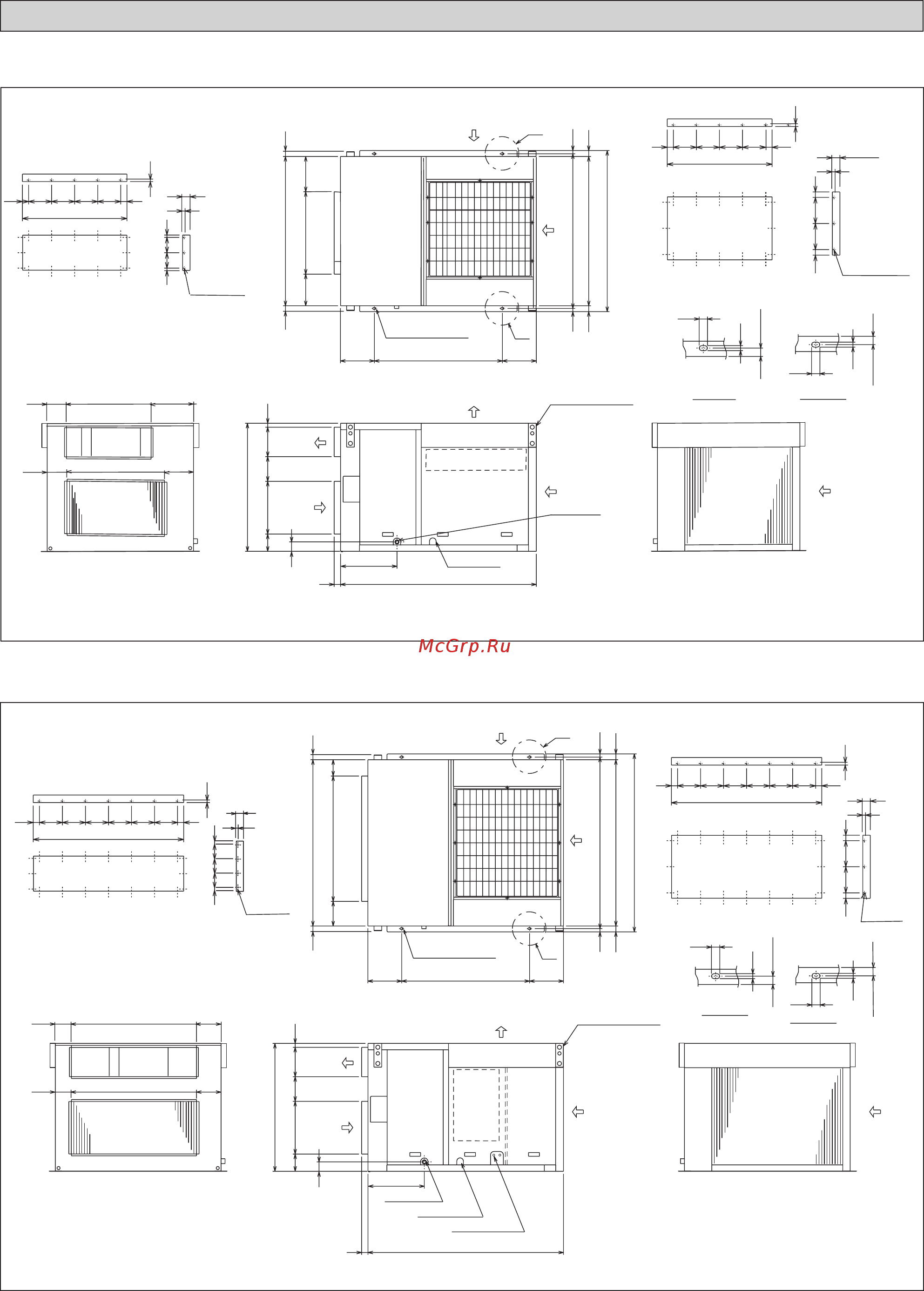 Daikin UATYP240AMY1 [115/192] Esboço e dimensões