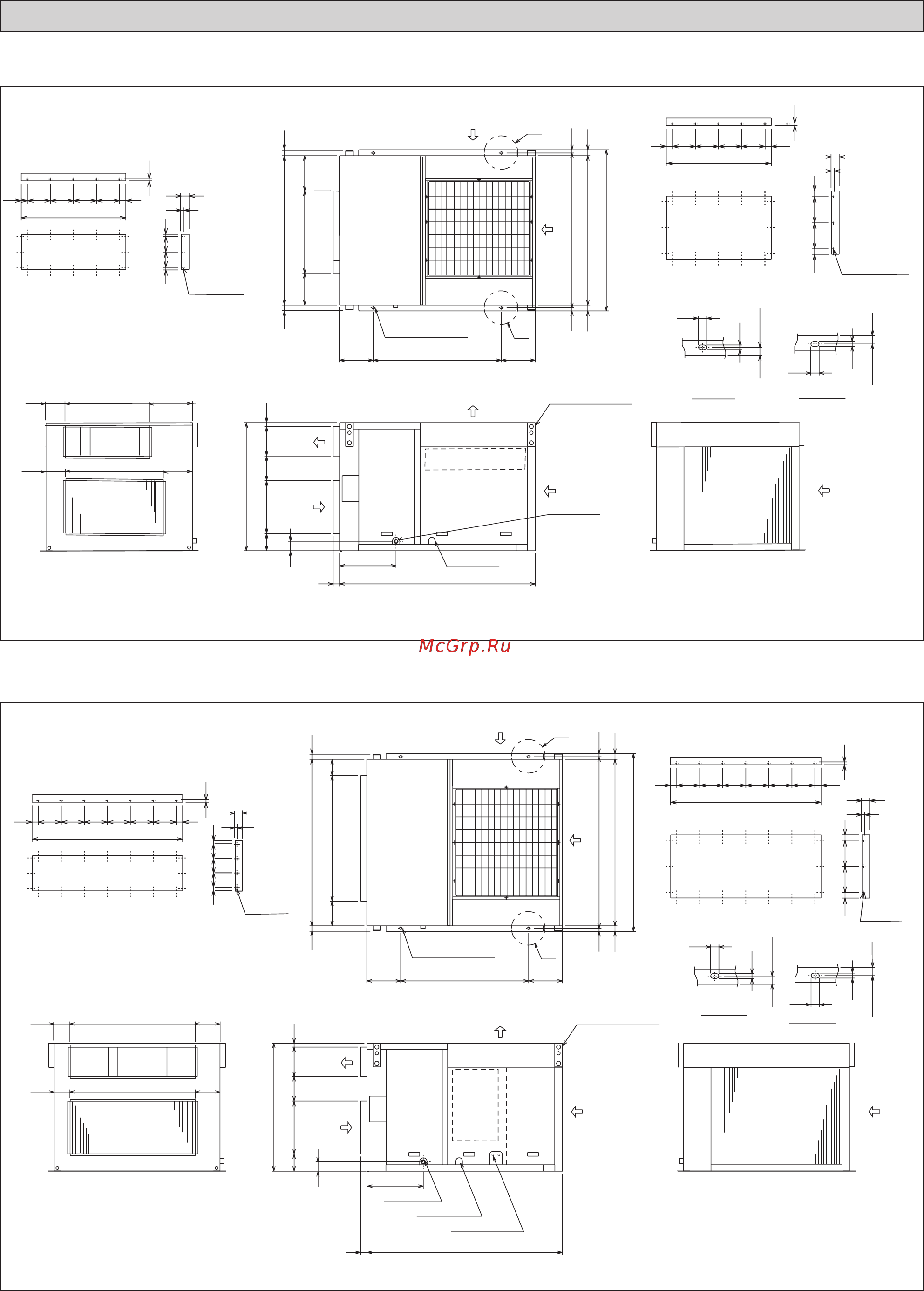 Daikin UATYP240AMY1 [147/192] Diş hatlar ve ebatlar