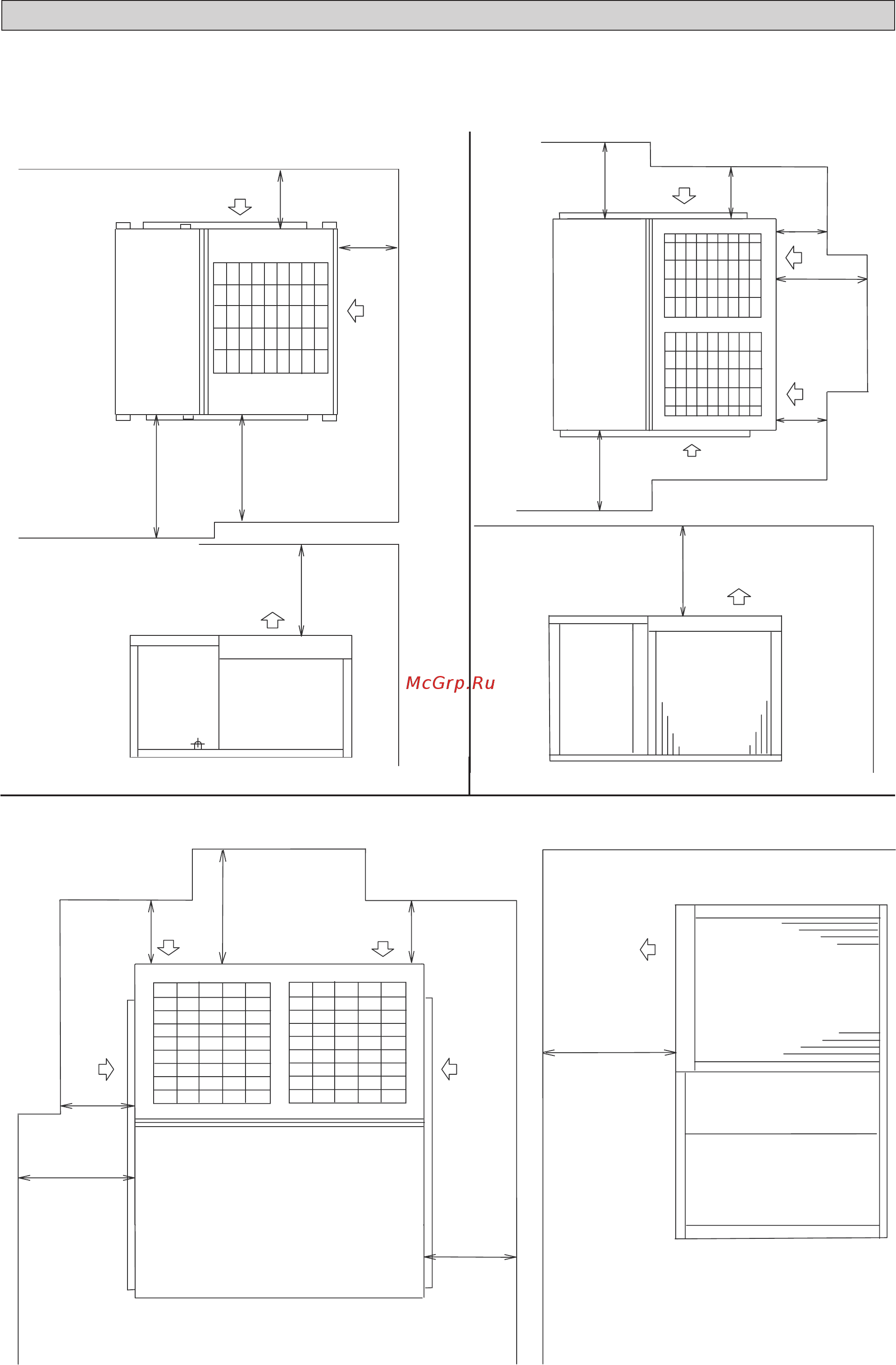 Daikin UATYP320AMY1 [26/192] Benötigter raum um das gerät