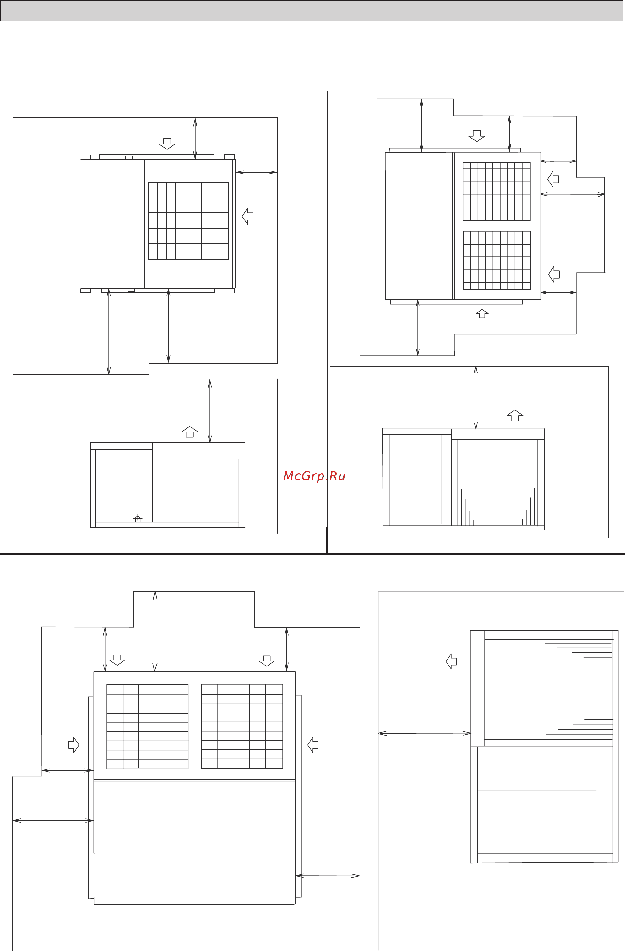 Daikin UATYP560AMY1 [90/192] Spazio necessario intorno all unità