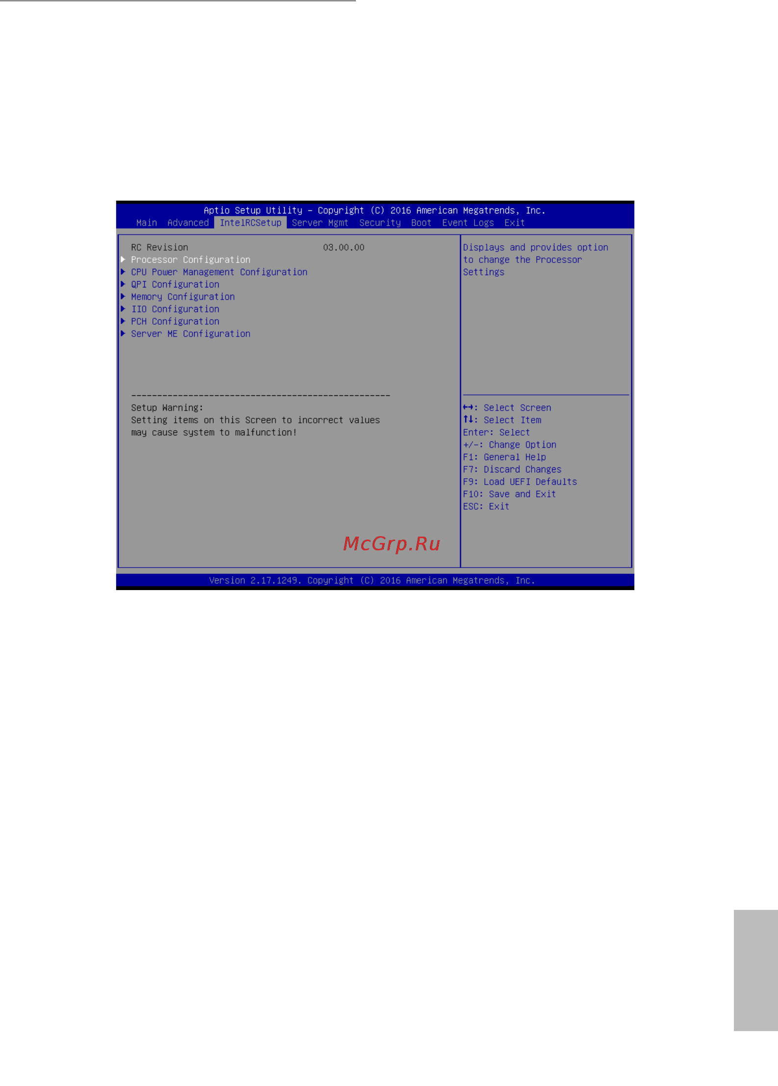 ASRock EP2C612D16HM [63/93] Intelrcsetup