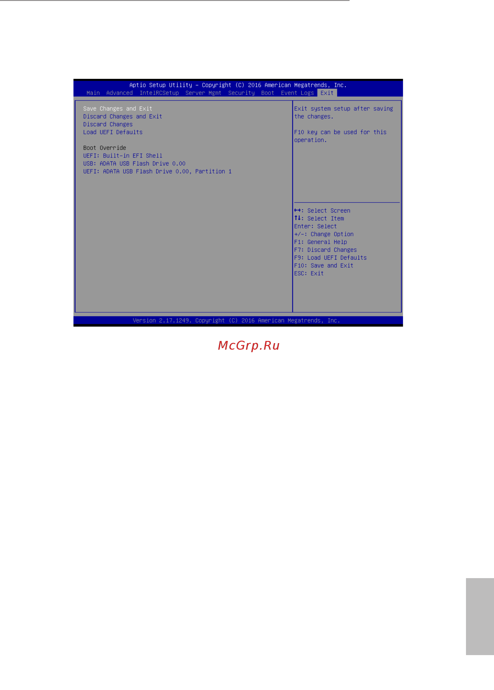 ASRock EP2C612D8HM [81/89] Exit screen