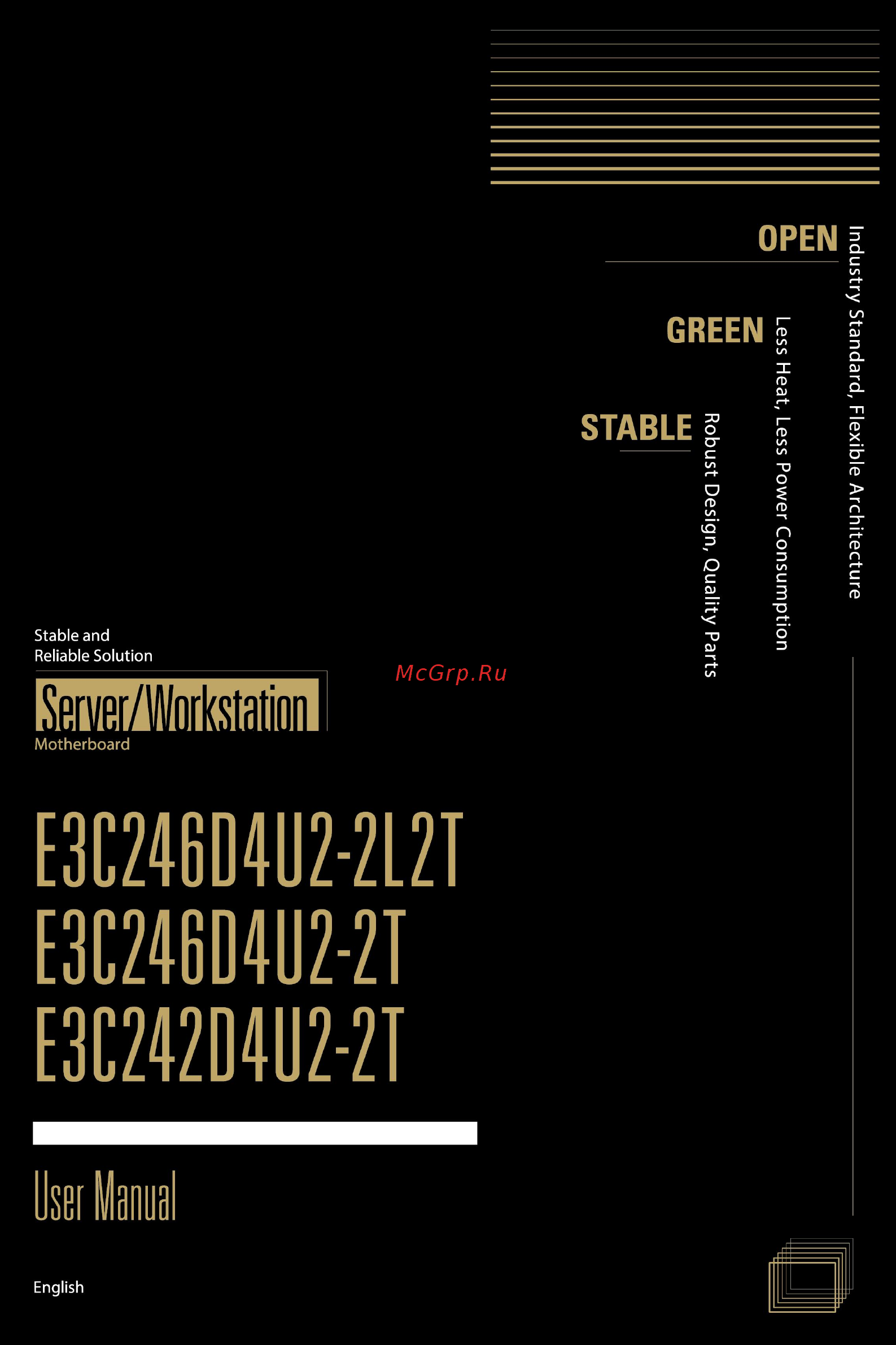 ASRock E3C242D4U2-2T Инструкция онлайн