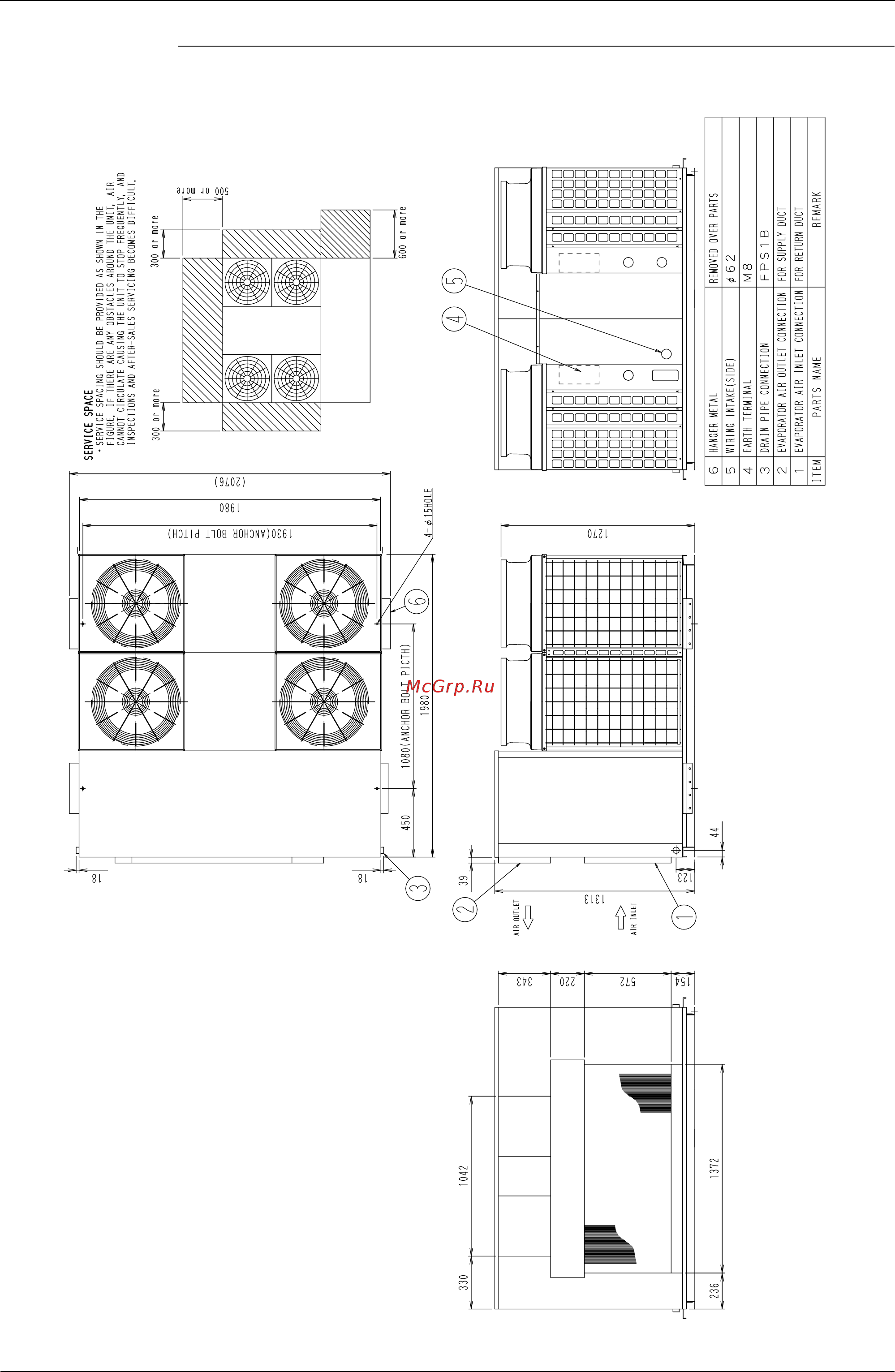 Daikin UATY09KTAL Технические данные онлайн [15/87] 540258