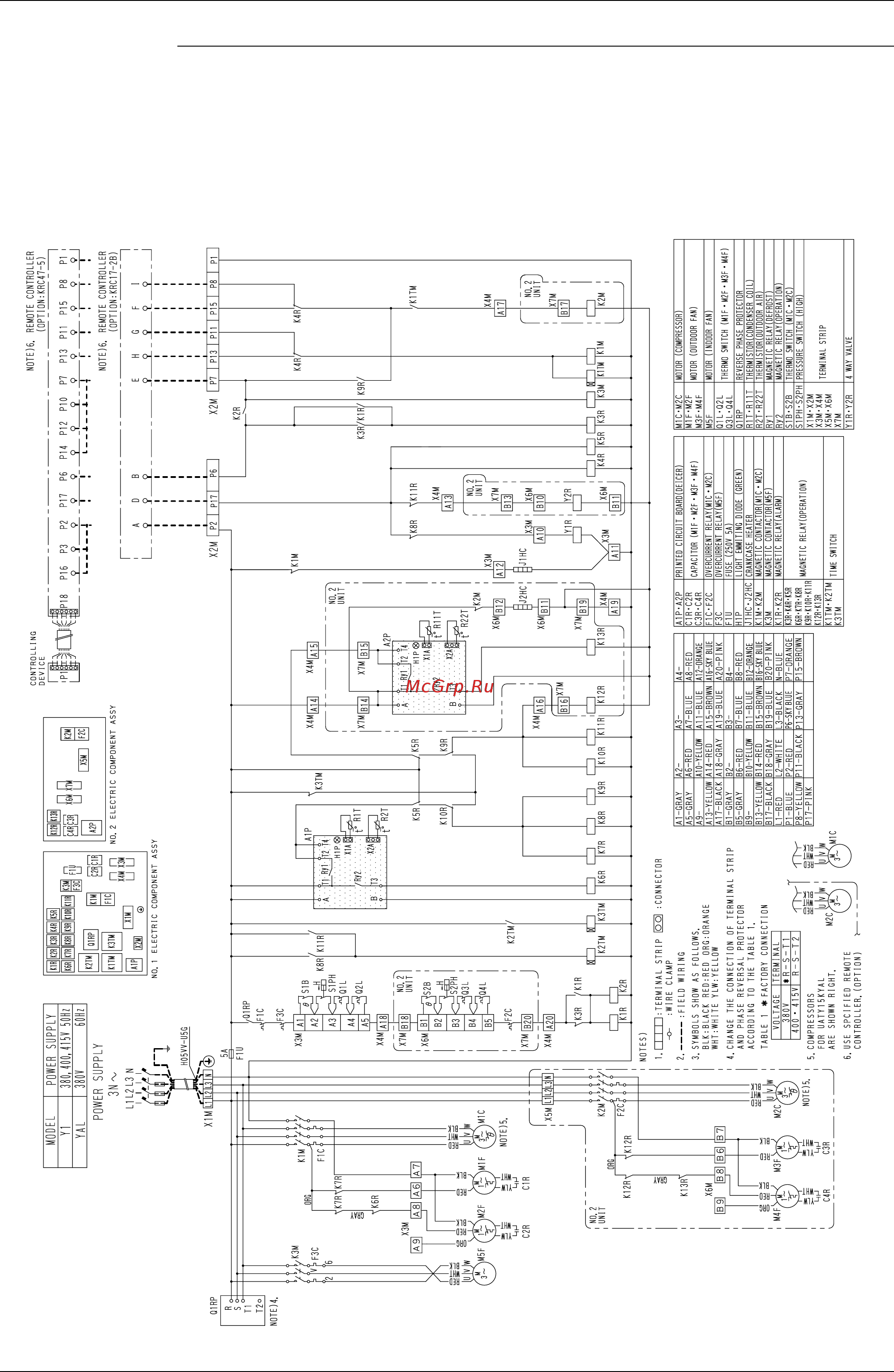 Daikin UATY10KY1 Технические данные онлайн [22/87] 540260