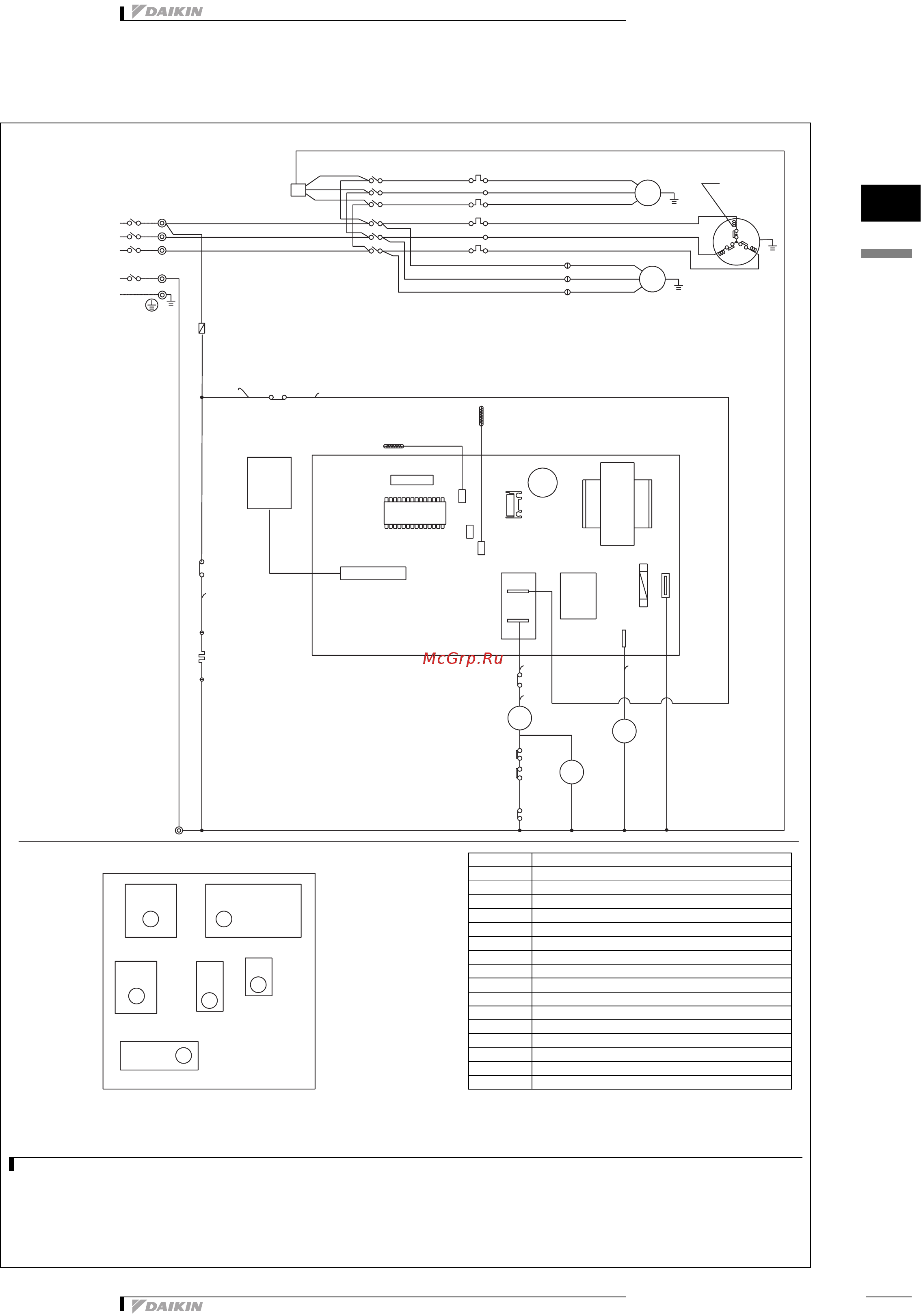 Daikin UATC10AMY1 [32/43] Wiring diagram
