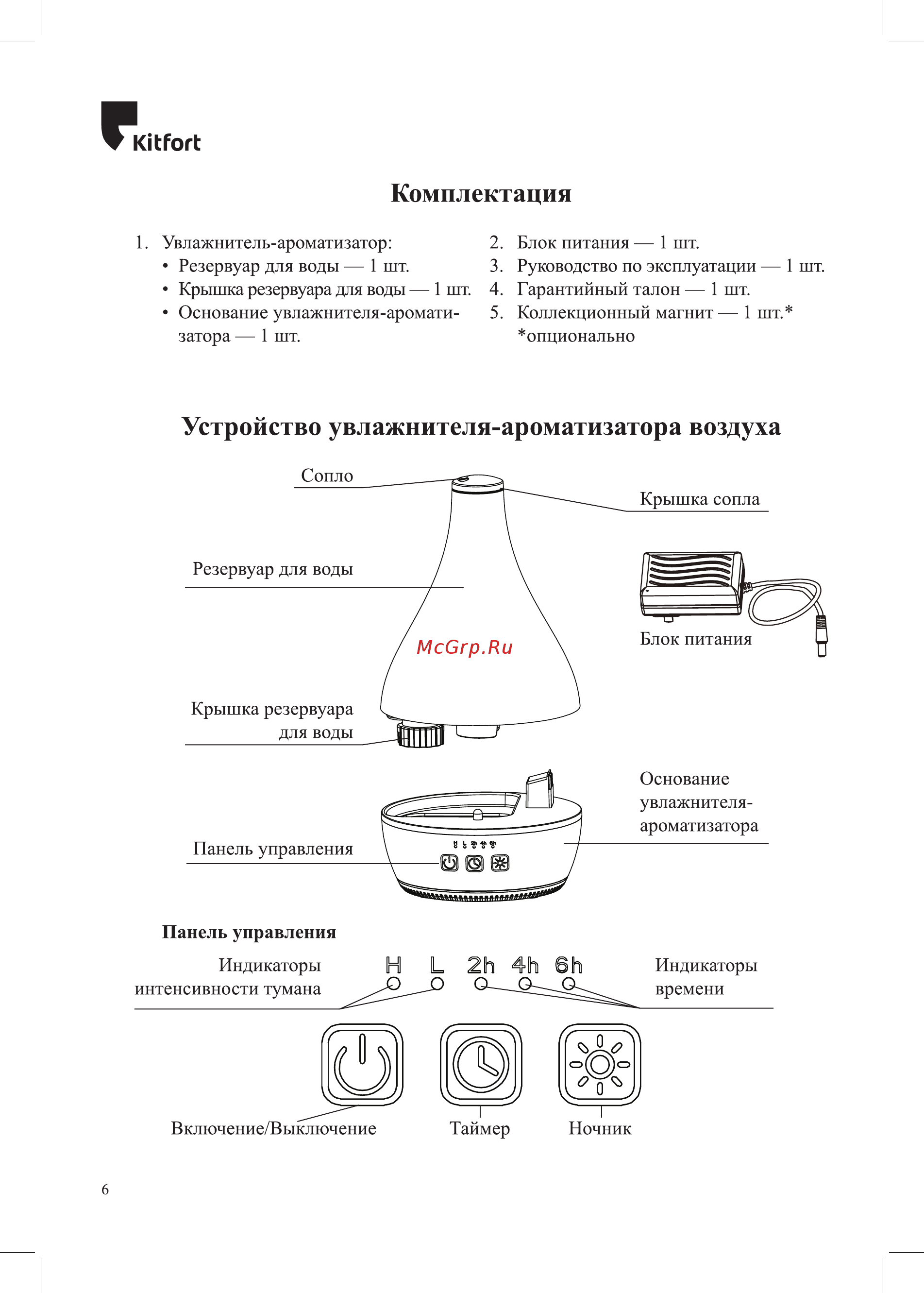 Kitfort KT-2804 [6/20] Комплектация