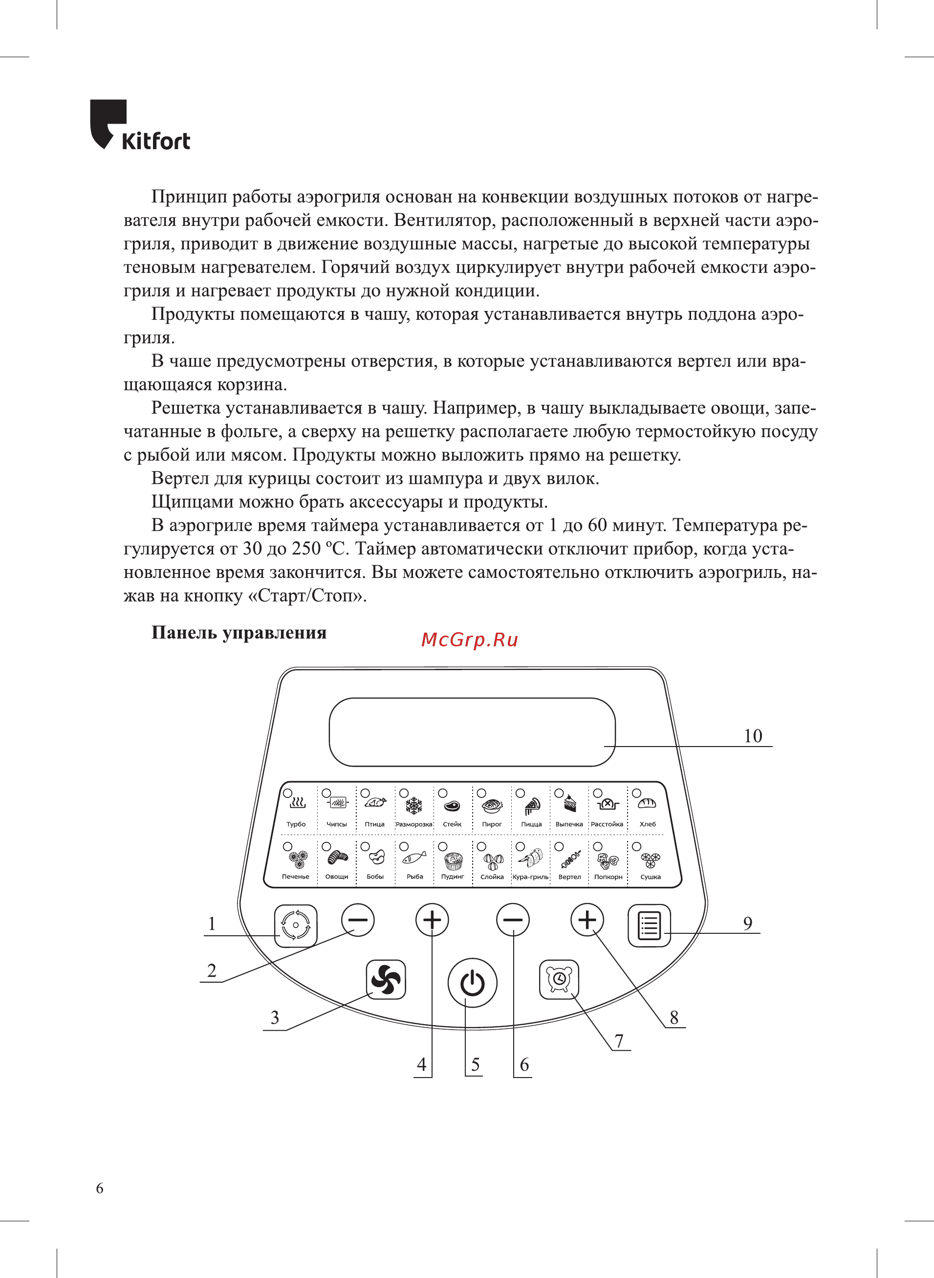 Kitfort KT-2219-1 Инструкция по эксплуатации онлайн [6/24] 540742