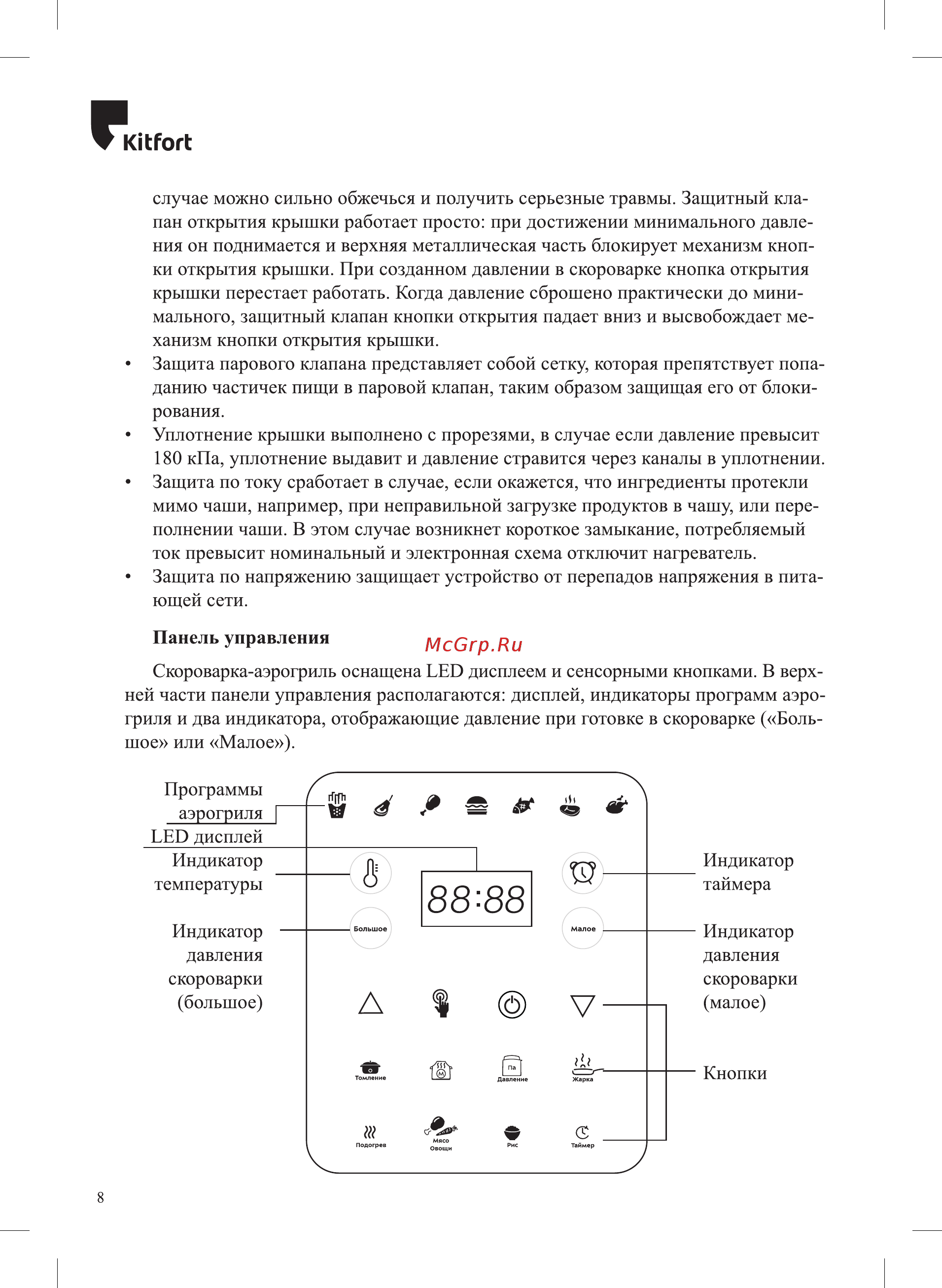 Kitfort KT-215 Инструкция по эксплуатации онлайн [8/32] 540745