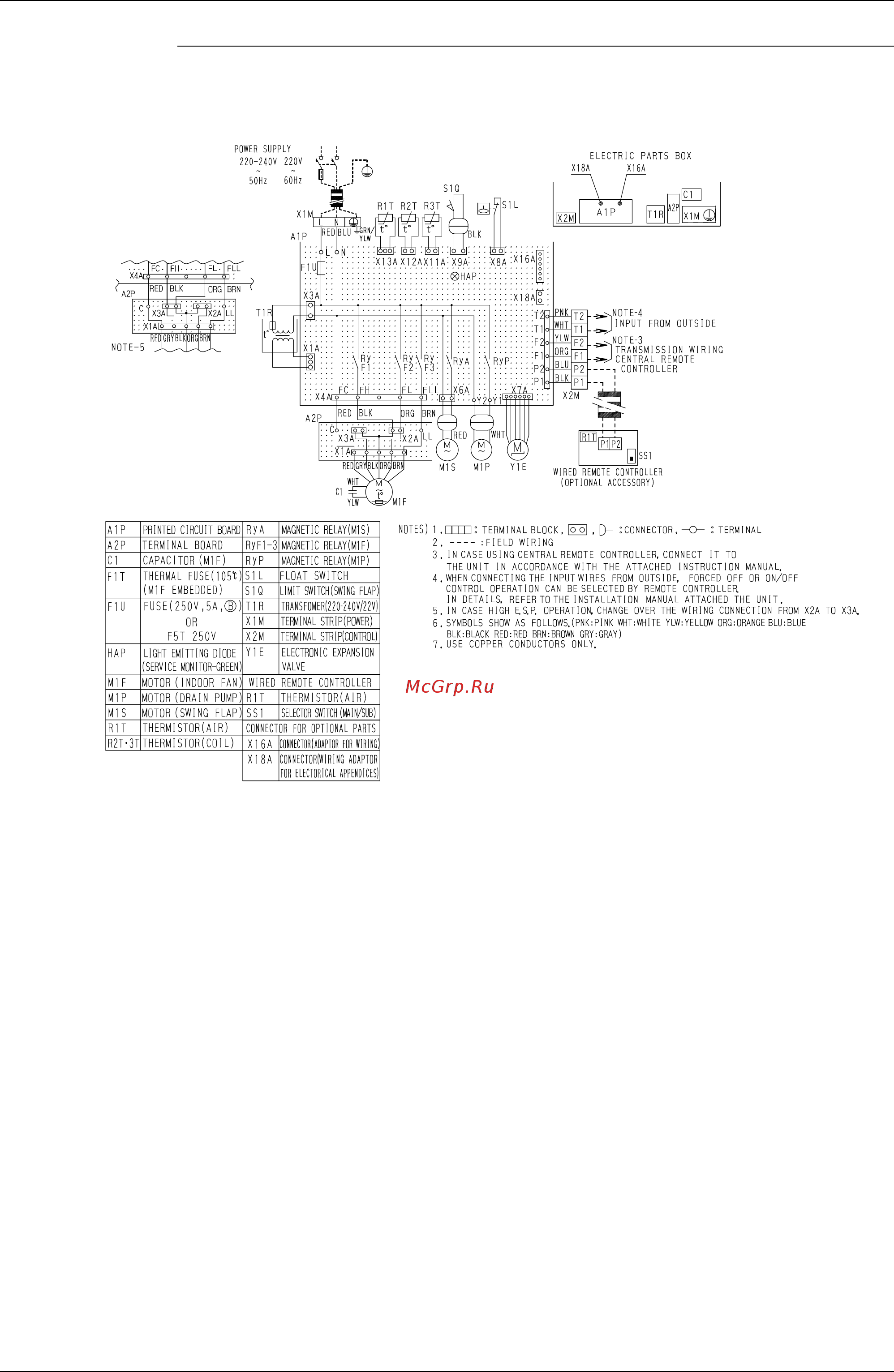 Daikin FXYD40KAVE [220/254] Fxk25l 32l 40l 63lve