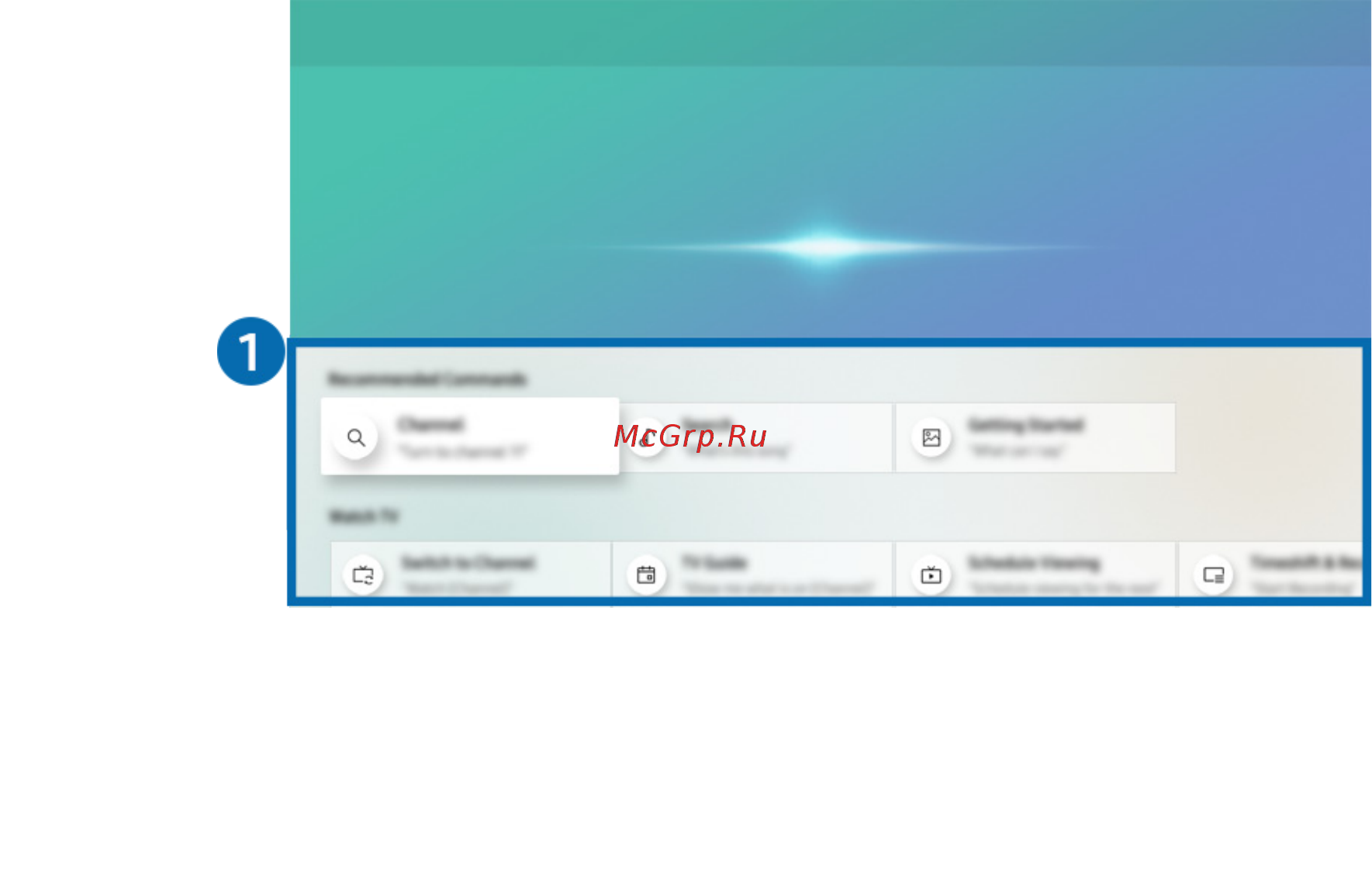 Samsung UE58AU7100U [16/196] Основные сведения о гид по голосовым командам