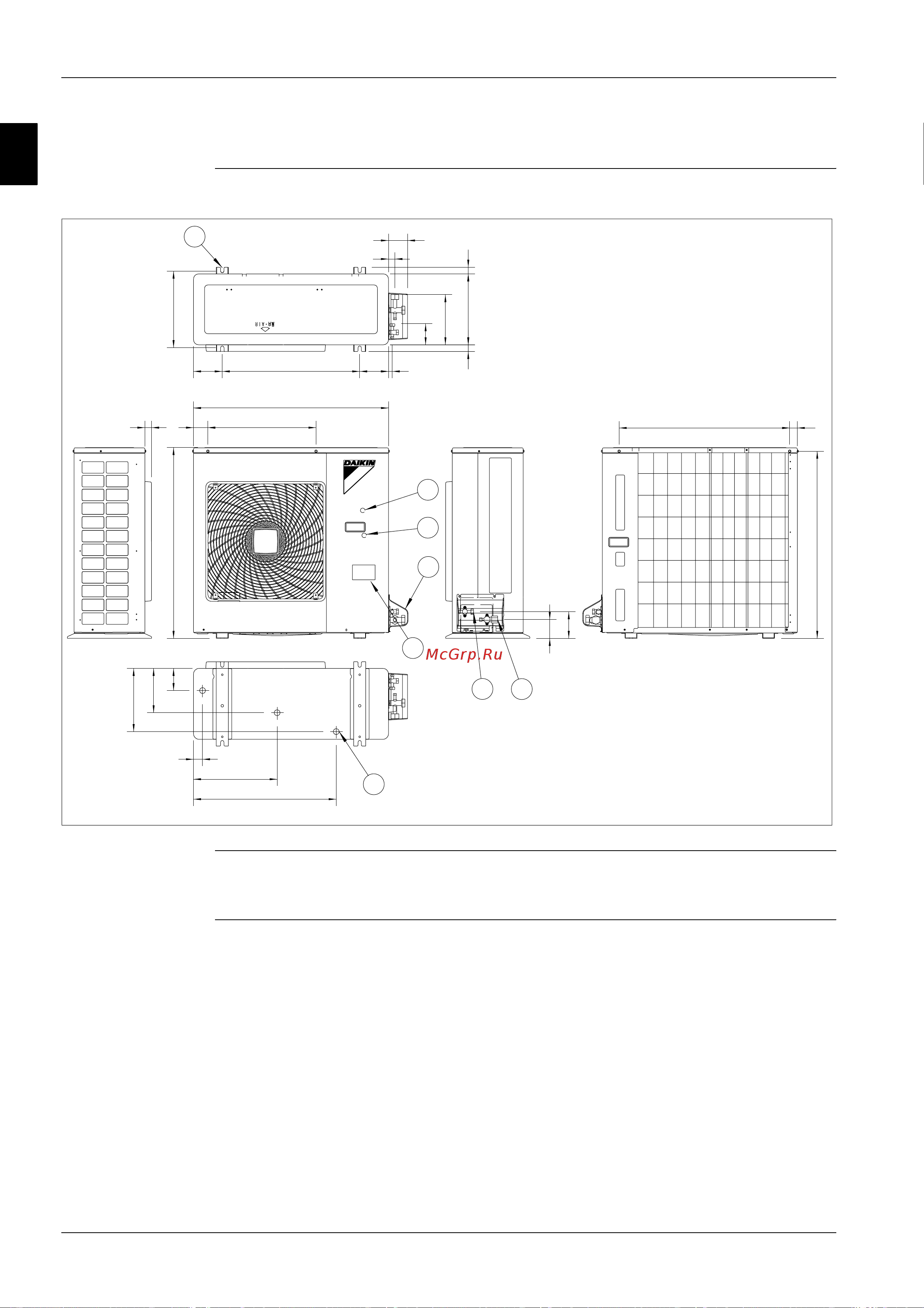 Daikin FUYP125BV1 [28/397] Rp71b7v1 rp71b7w1 rp71b7t1 ryp71b7v1 and ryp71b7w1