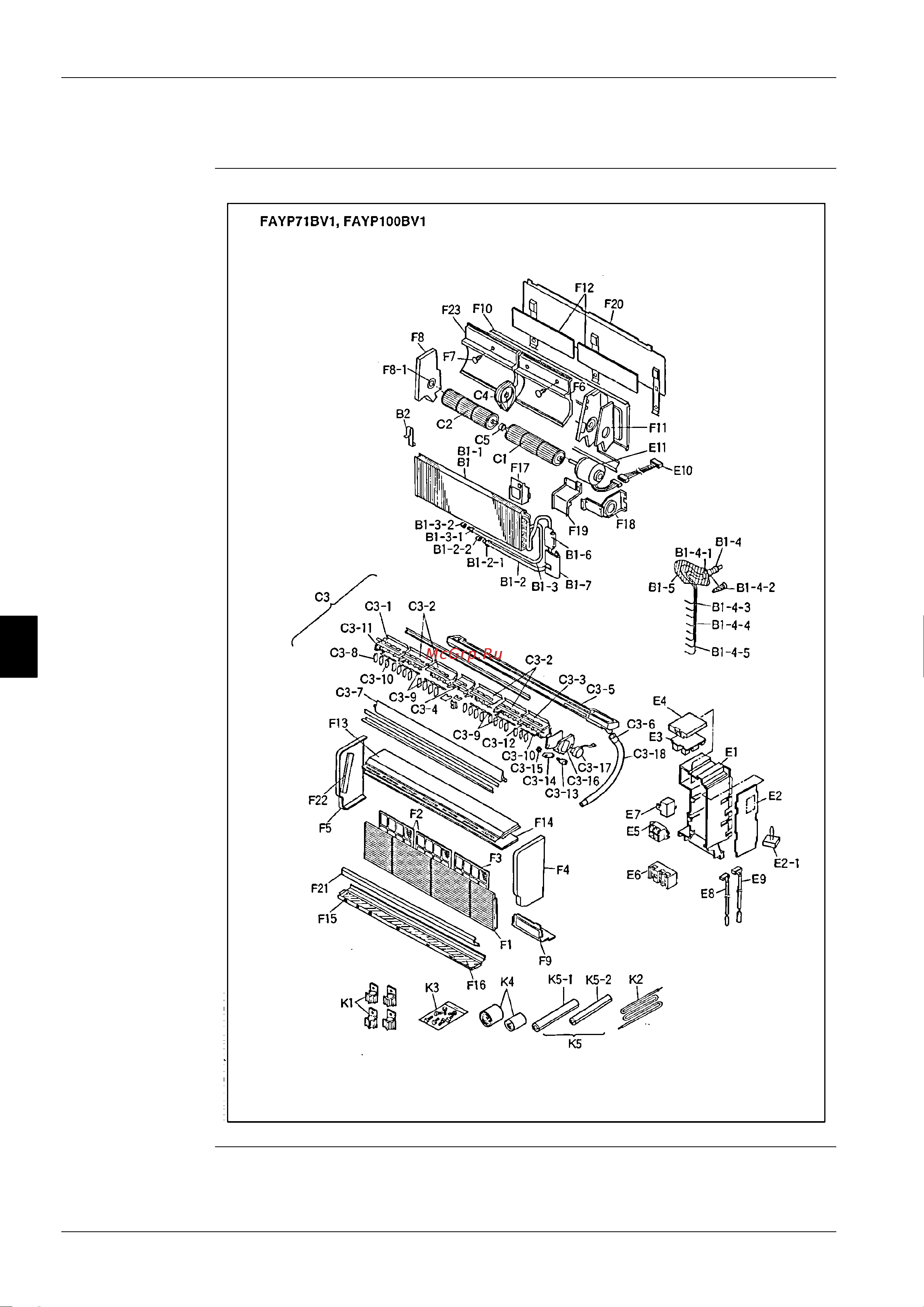 Daikin FUYP125BV1 [388/397] Fayp71bv1 and fayp100bv1