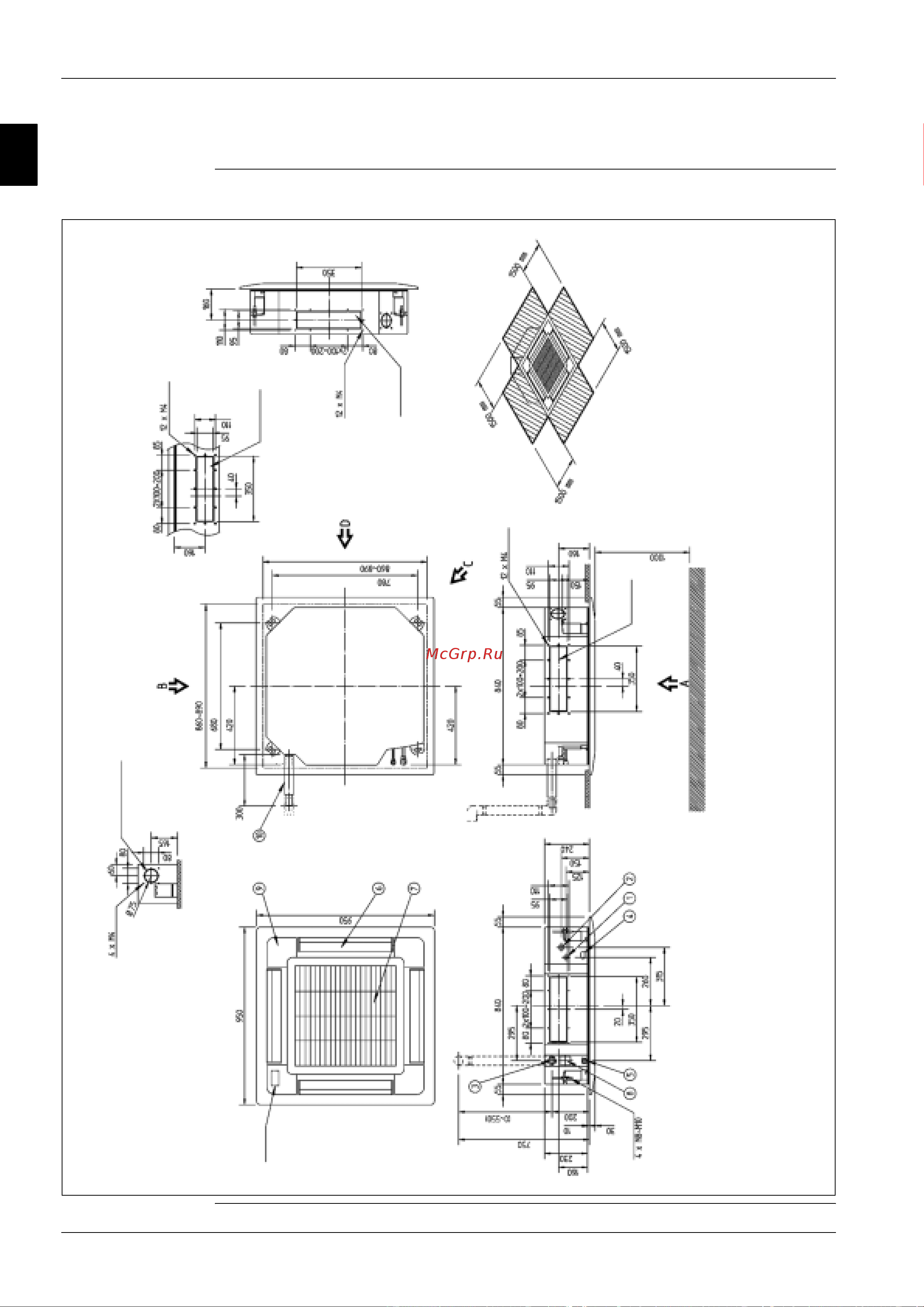 Daikin FCQ71B7V3B [22/381] Fcq35 50 60 71b