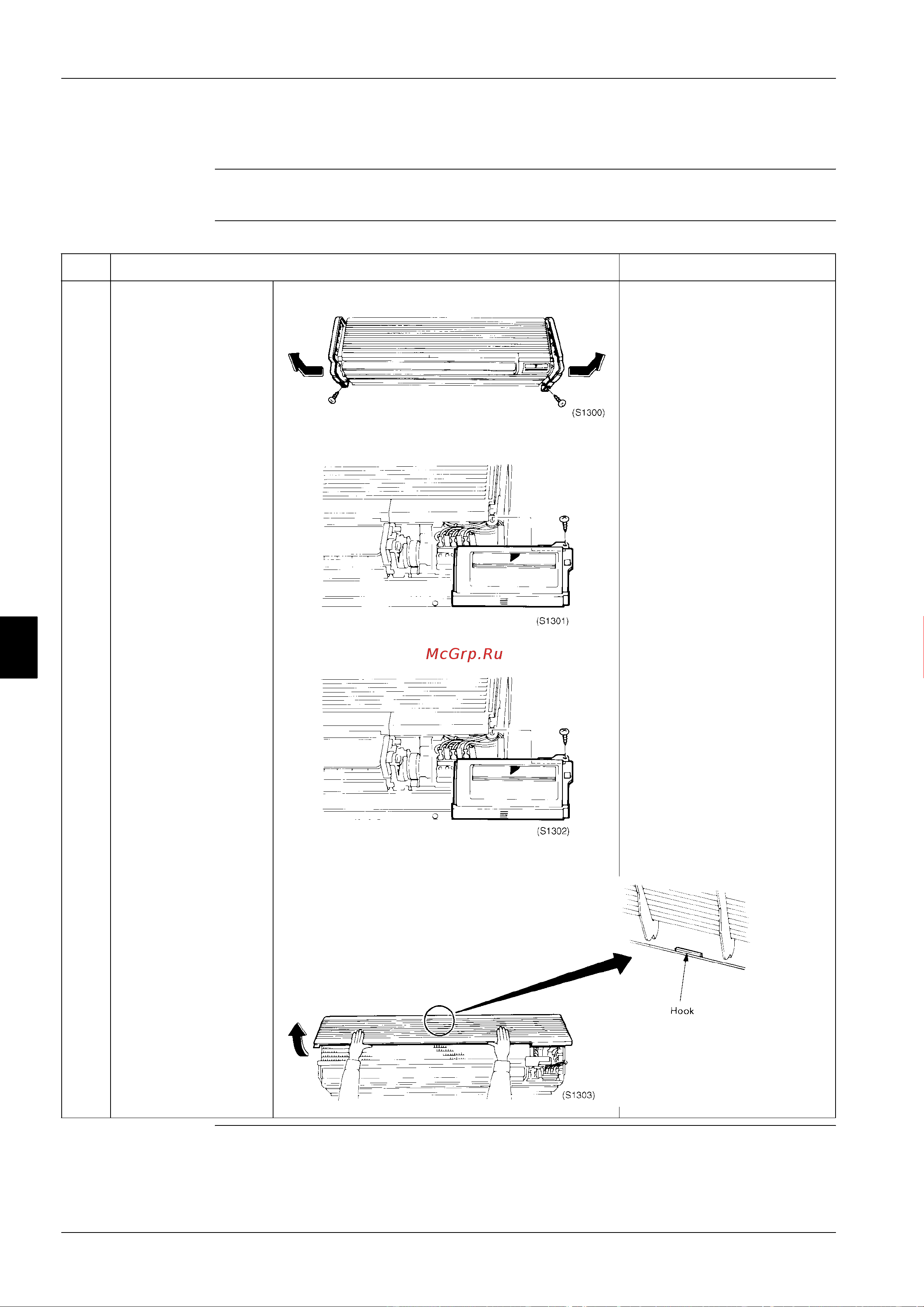 Daikin FCQ100DV3B [364/381] Removal of slide panel operation display cover and front grille