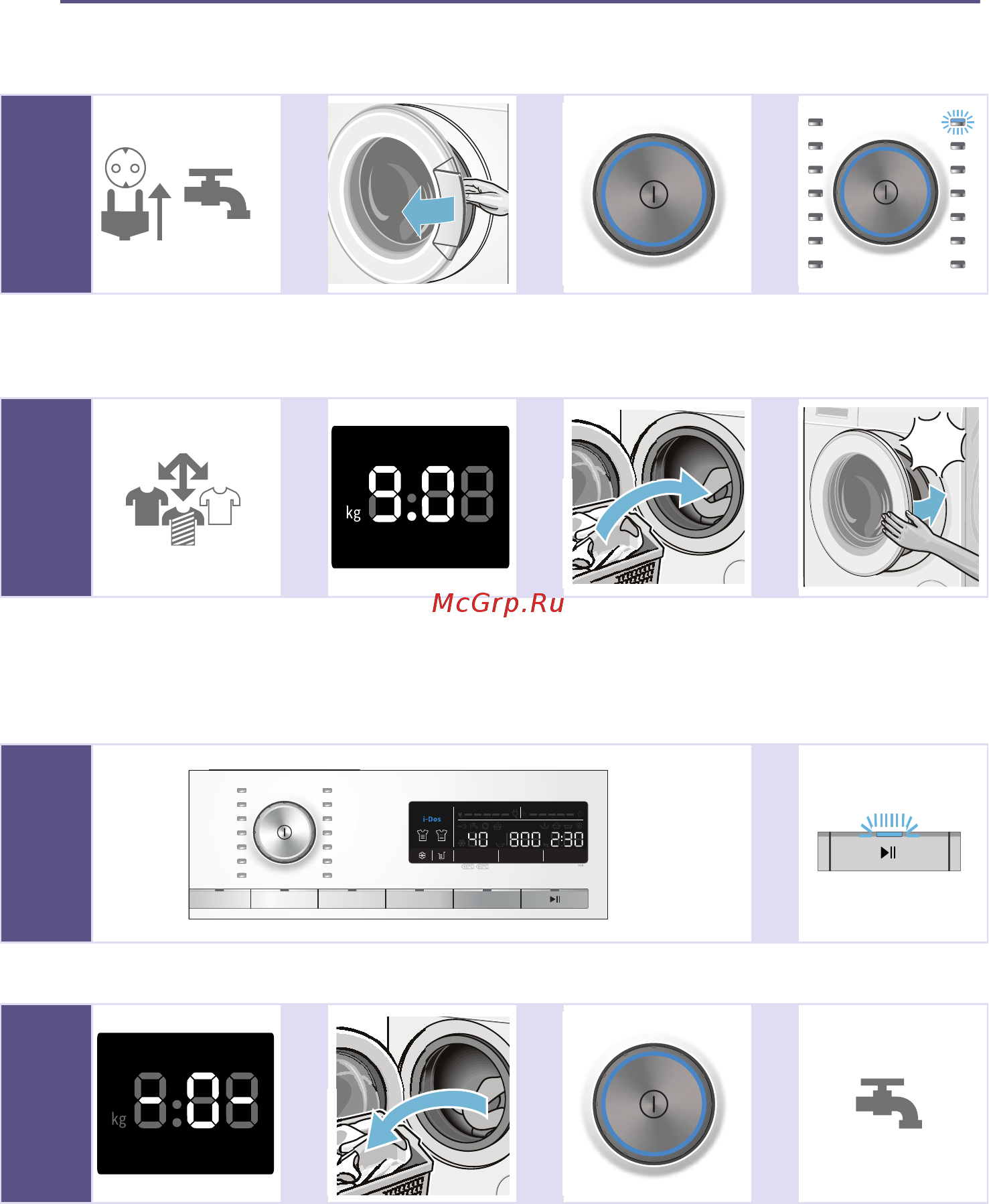 Siemens WM14T660ME [9/50] Кратко о самом важном