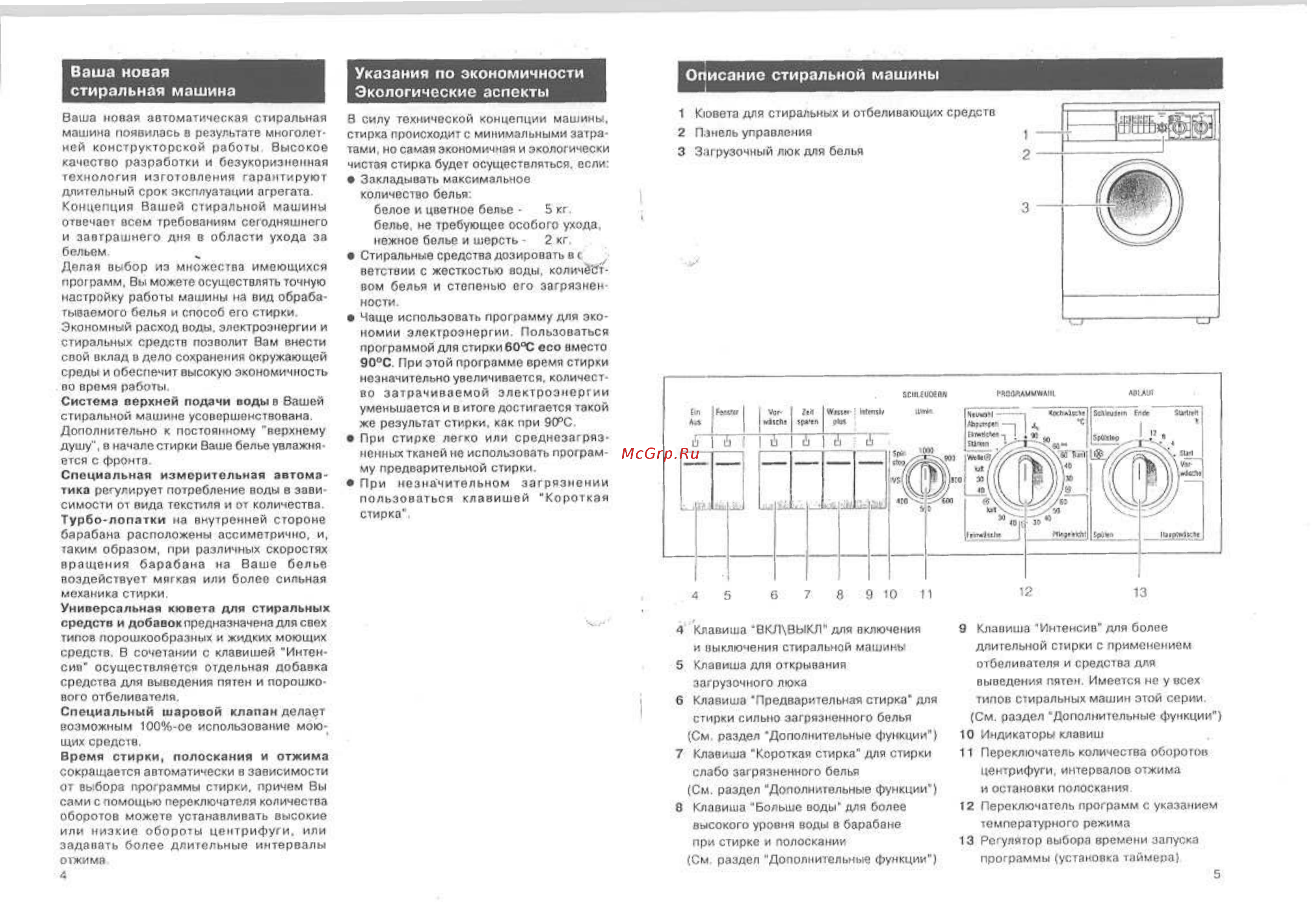 Siemens WM51000 [3/20] Ваша новая стиральная машина