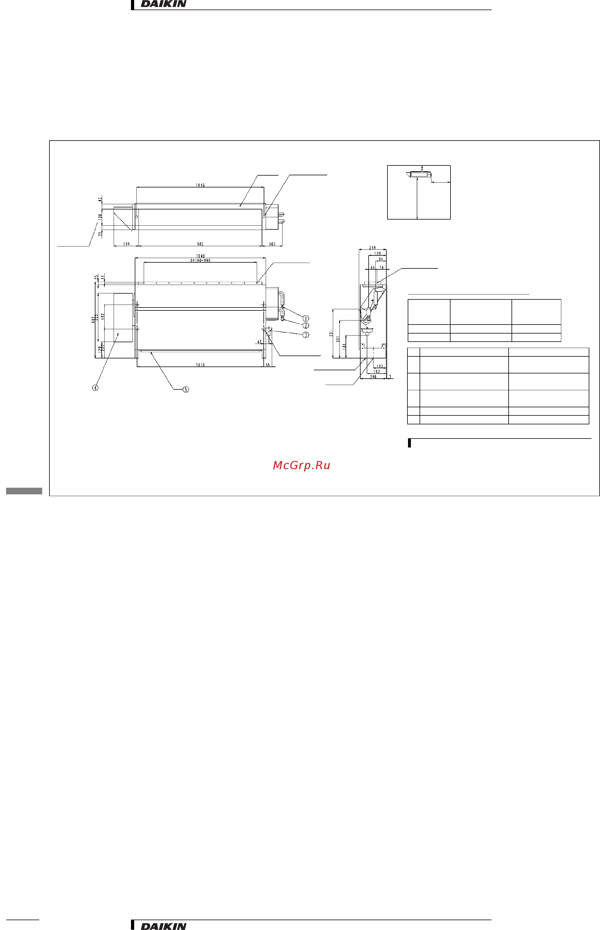 Daikin FXLQ20MVE [15/24] Внутренний блок
