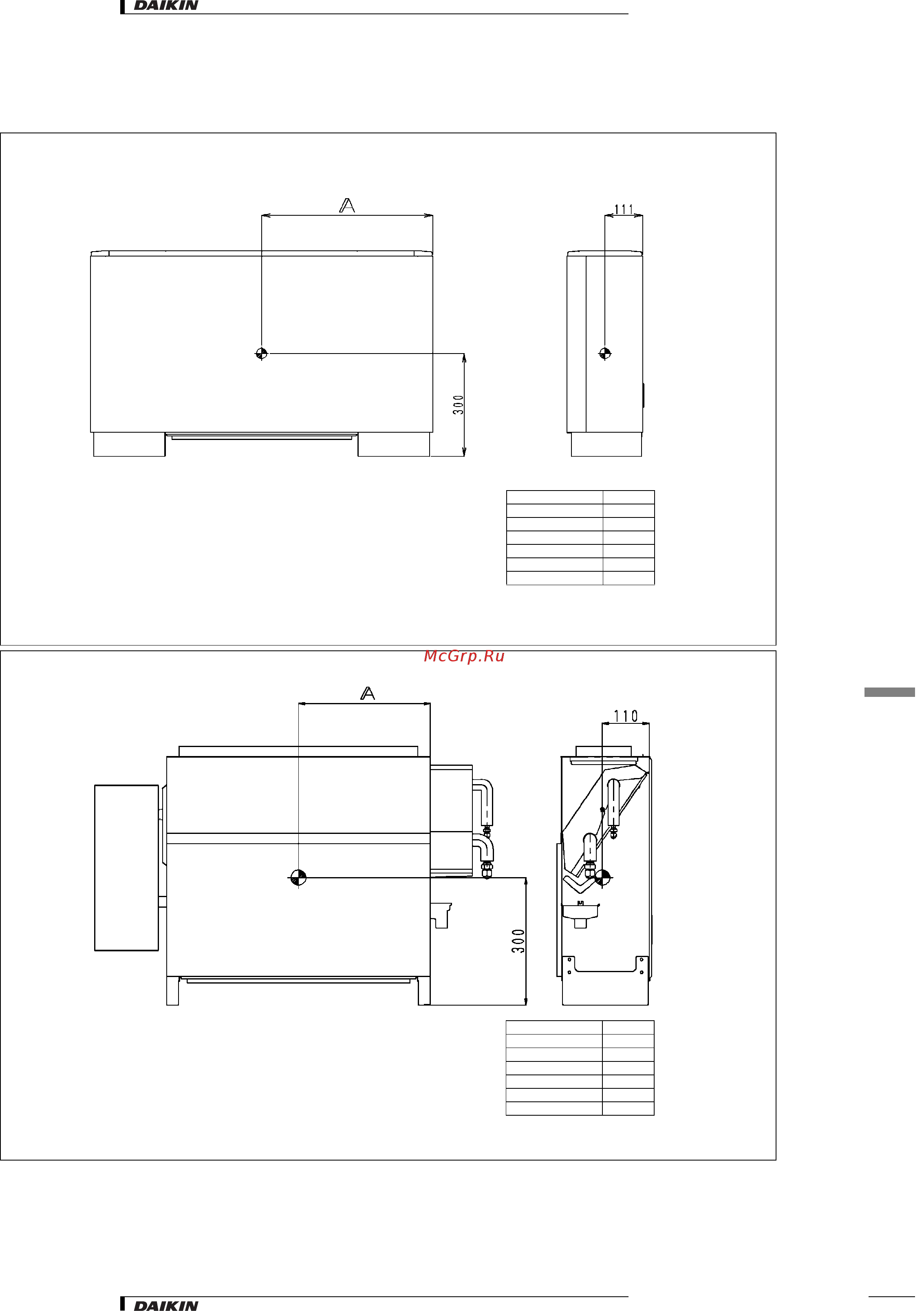 Daikin FXLQ20MVE [16/24] 2 центр тшжести