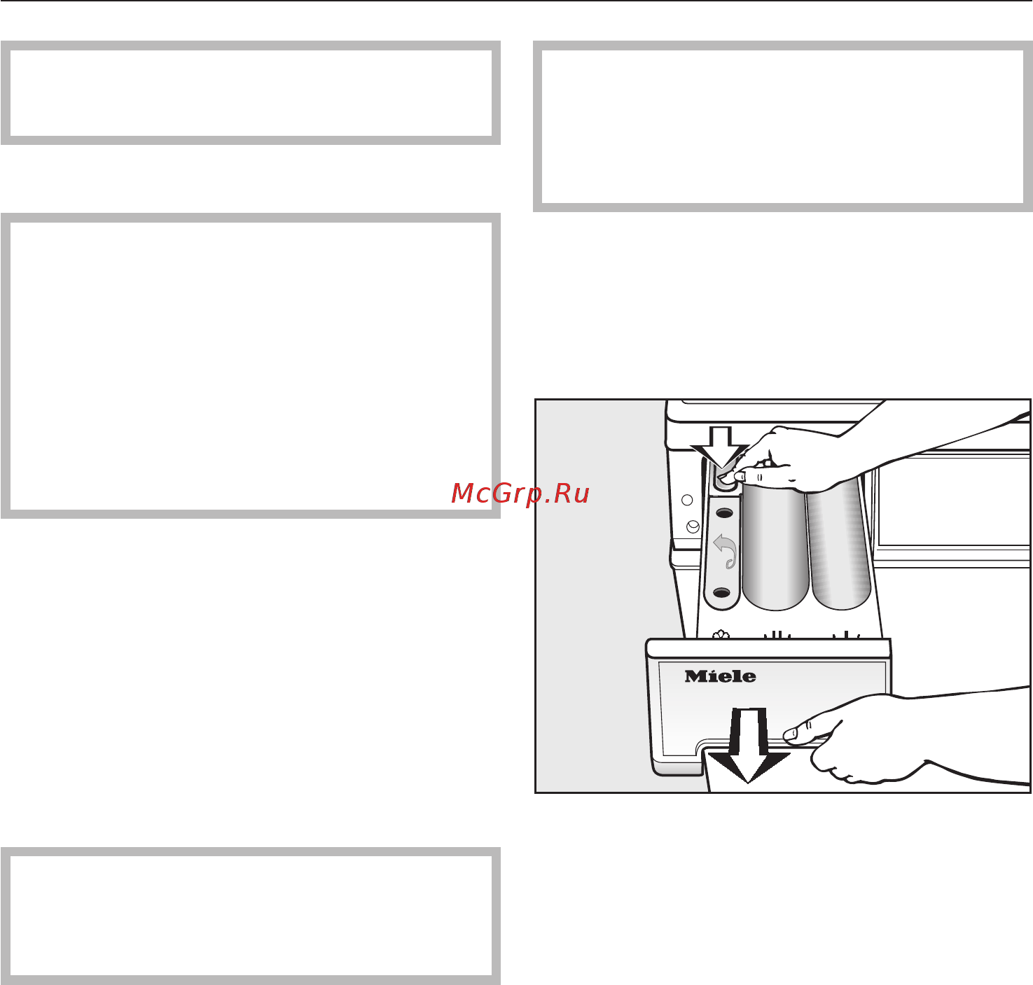 Miele PW 5064 Professional [39/76] Èñòêà ñòèðàëüíîé ìàøèíû 39