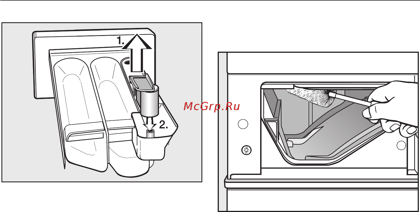 Miele PW 5064 Professional [40/76] Чистка и уход