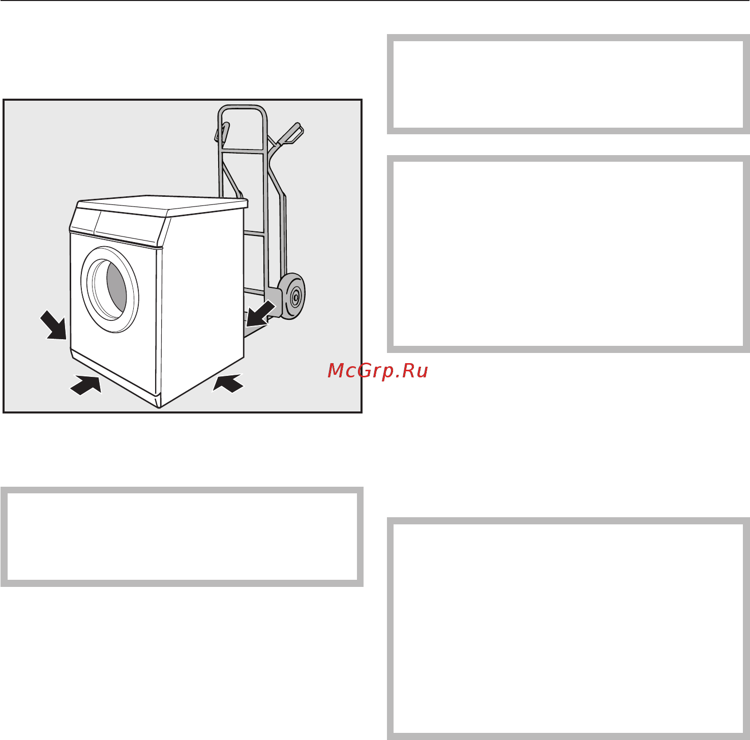Miele PW 5064 Professional [52/76] Óñòàíîâêà ñòèðàëüíîé ìàøèíû 52