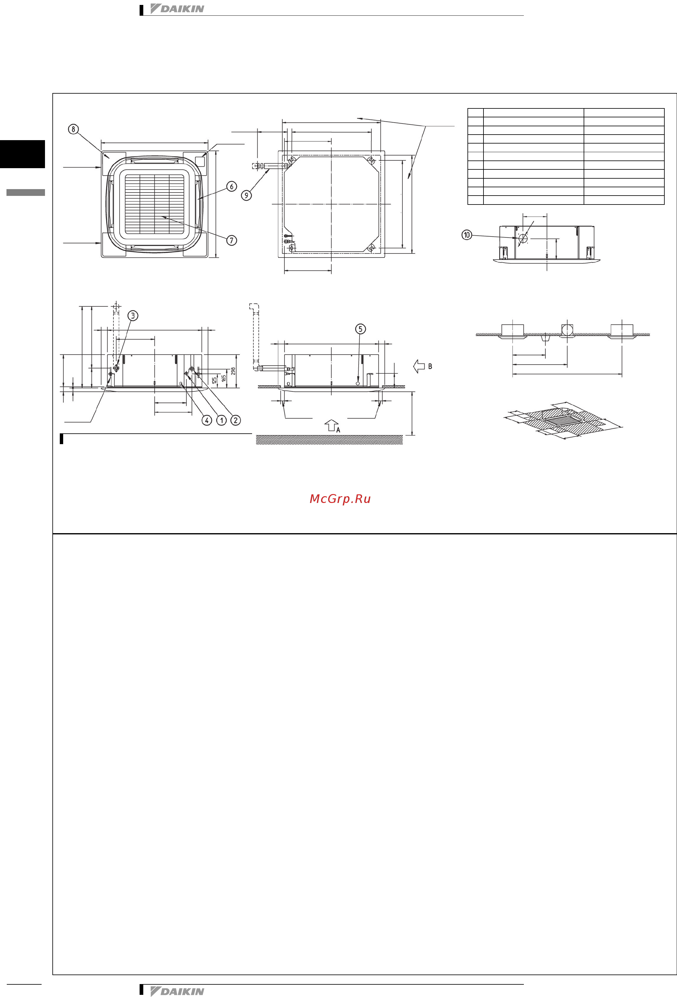 Daikin FXFQ50P8VEB Технические данные онлайн [13/33] 541980