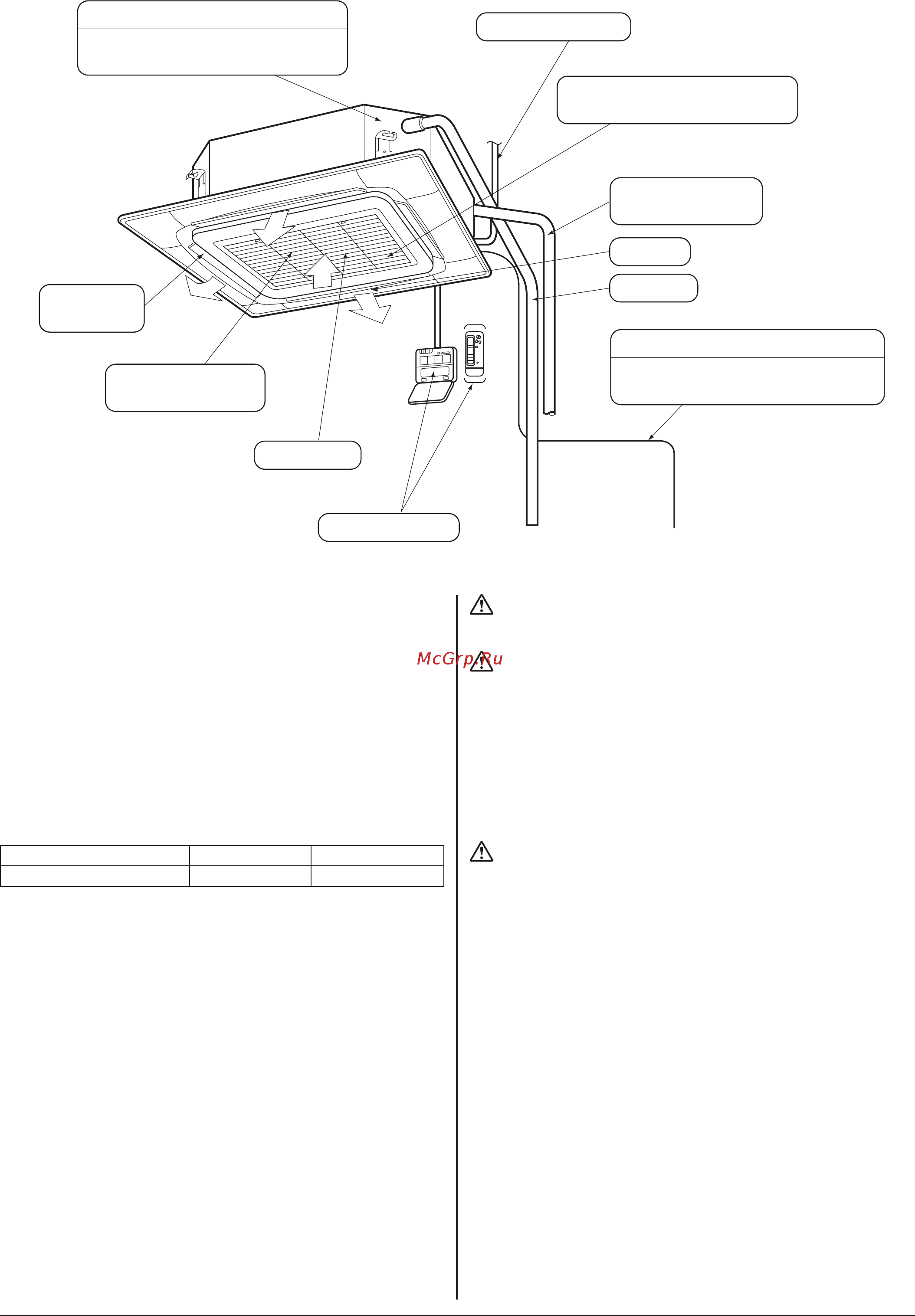 Daikin FXFQ63PVE8 [2/8] Меры предосторожности