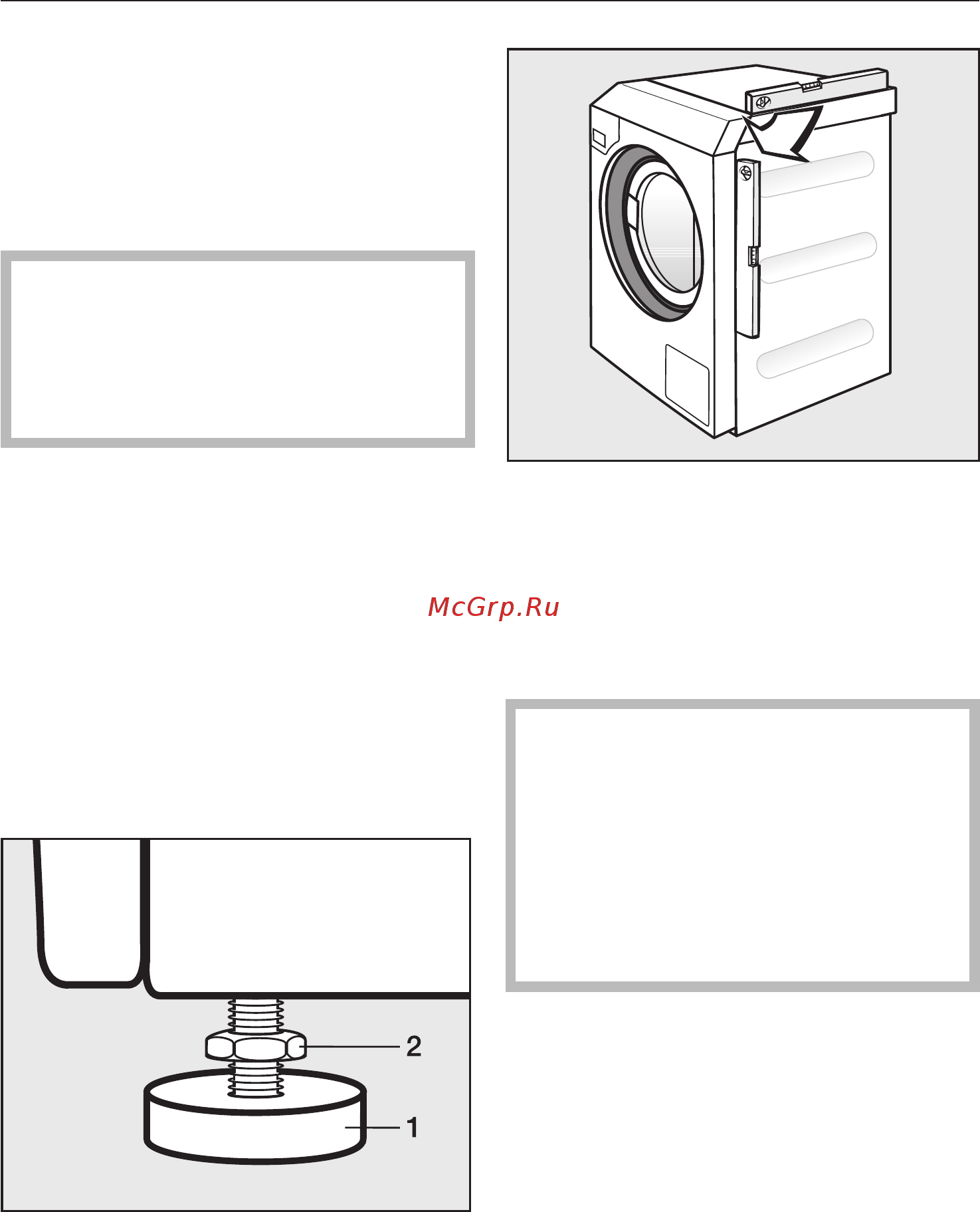 Miele PW 5104 Mopp Professional [66/88] Âûðàâíèâàíèå ìàøèíû 66