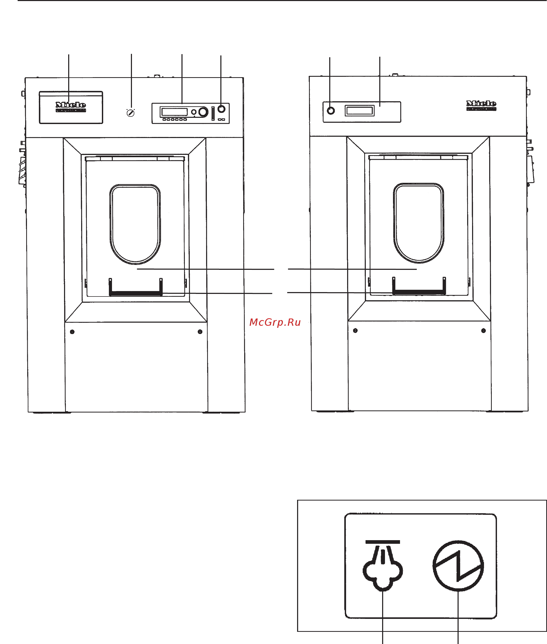 Miele PW 6163 Professional [10/50] Îïèñàíèå ìàøèíû 10