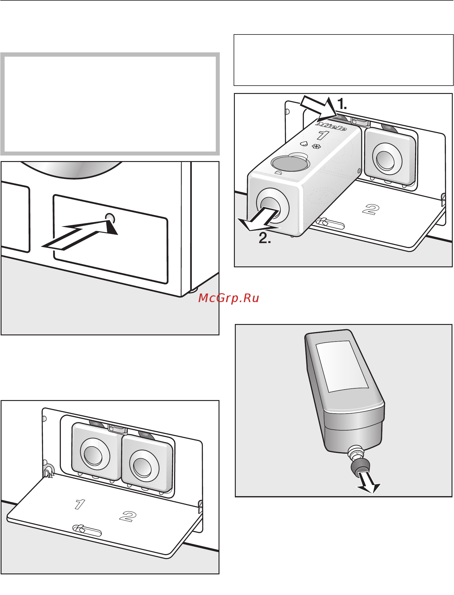 Miele WKH 130 WPS [20/108] Использование картриджей