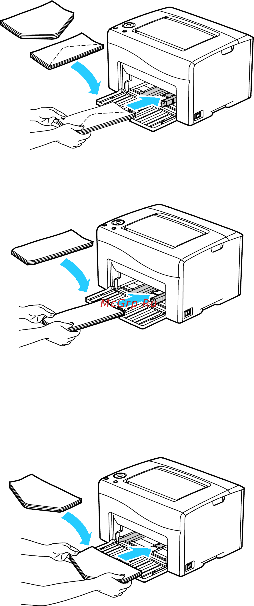Xerox phaser 6020 [57/130] Вкладывание конвертов