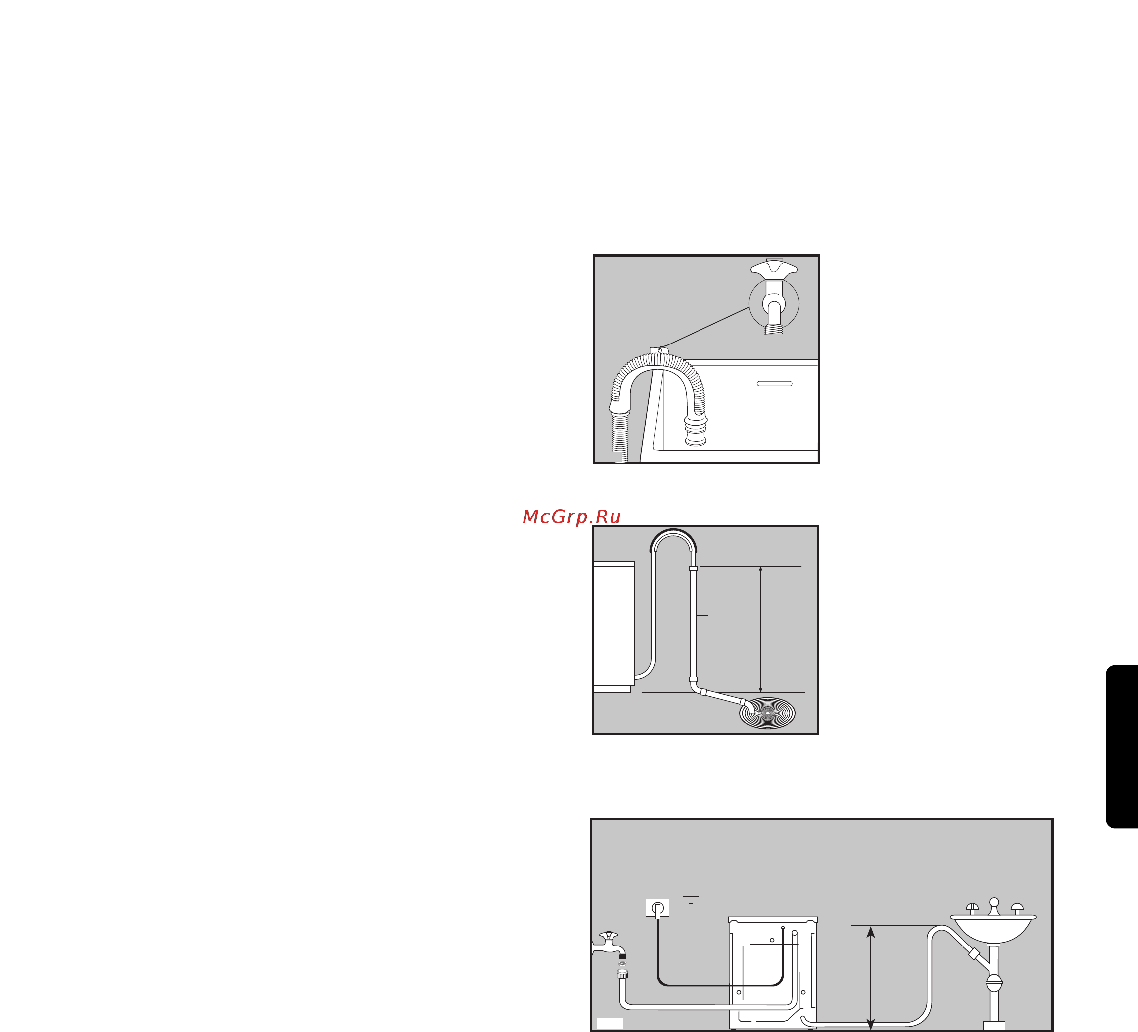 Zanussi FLS 1072 C [21/22] Podklæ enie k kanalizacii