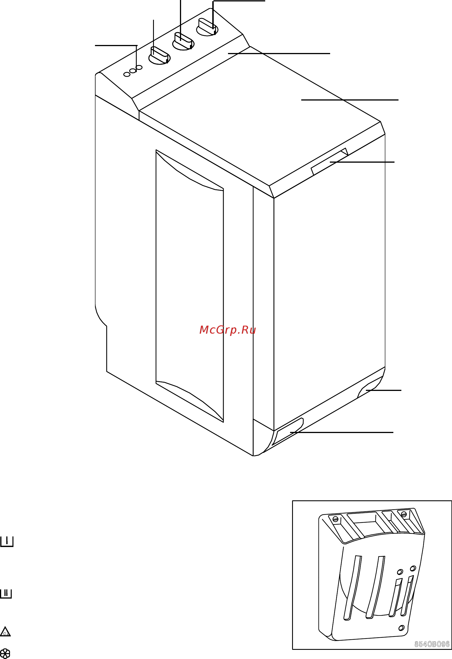 Zanussi TL 1003 V [5/19] Дозатор моющих средств