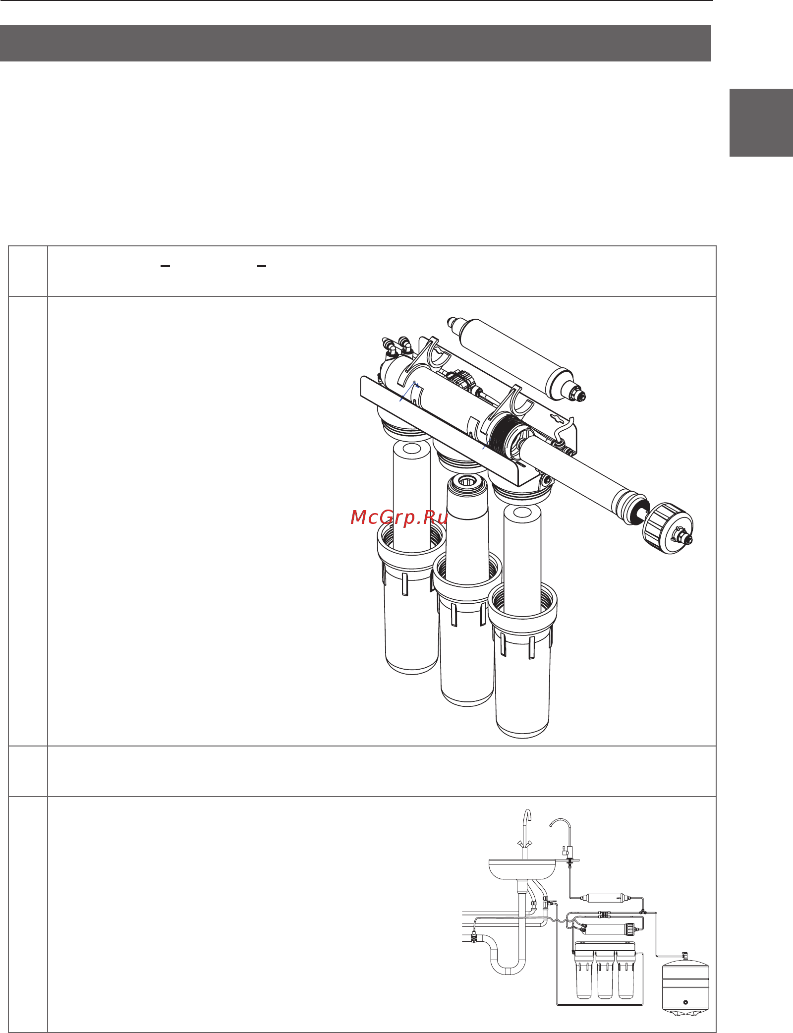 Ecosoft ABSOLUTE с помпой на станине MO550PSECO [33/292] Sanitization of reverse osmosis filter