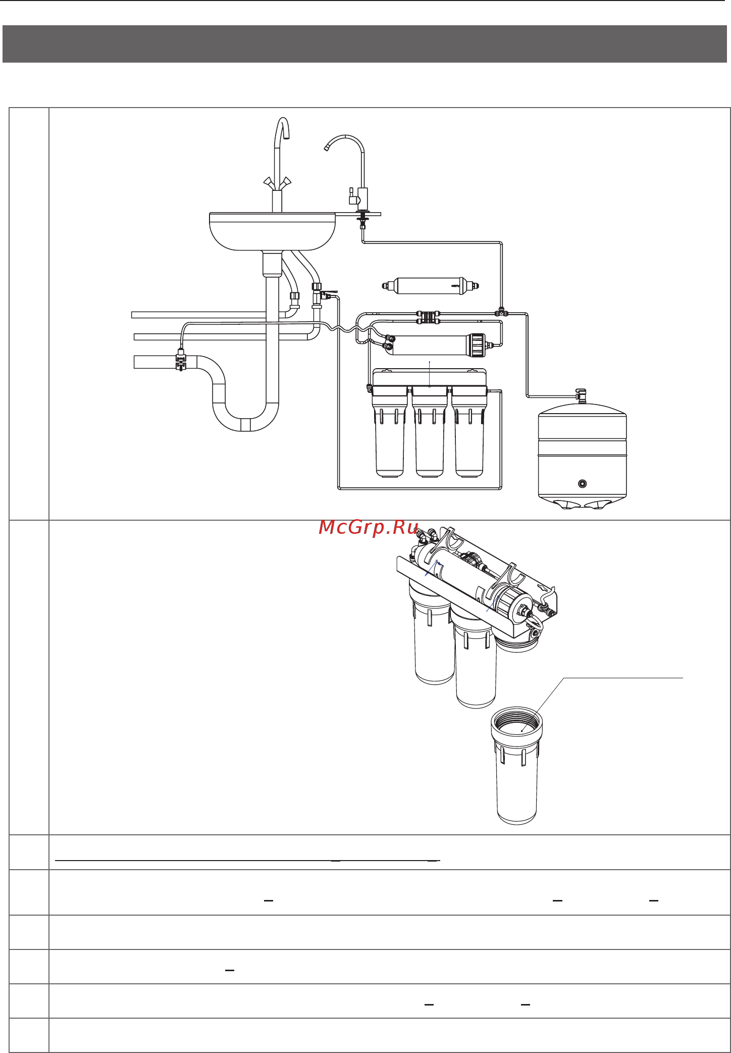 Ecosoft ABSOLUTE с помпой на станине MO550PSECO [34/292] Sanitization of reverse osmosis filter