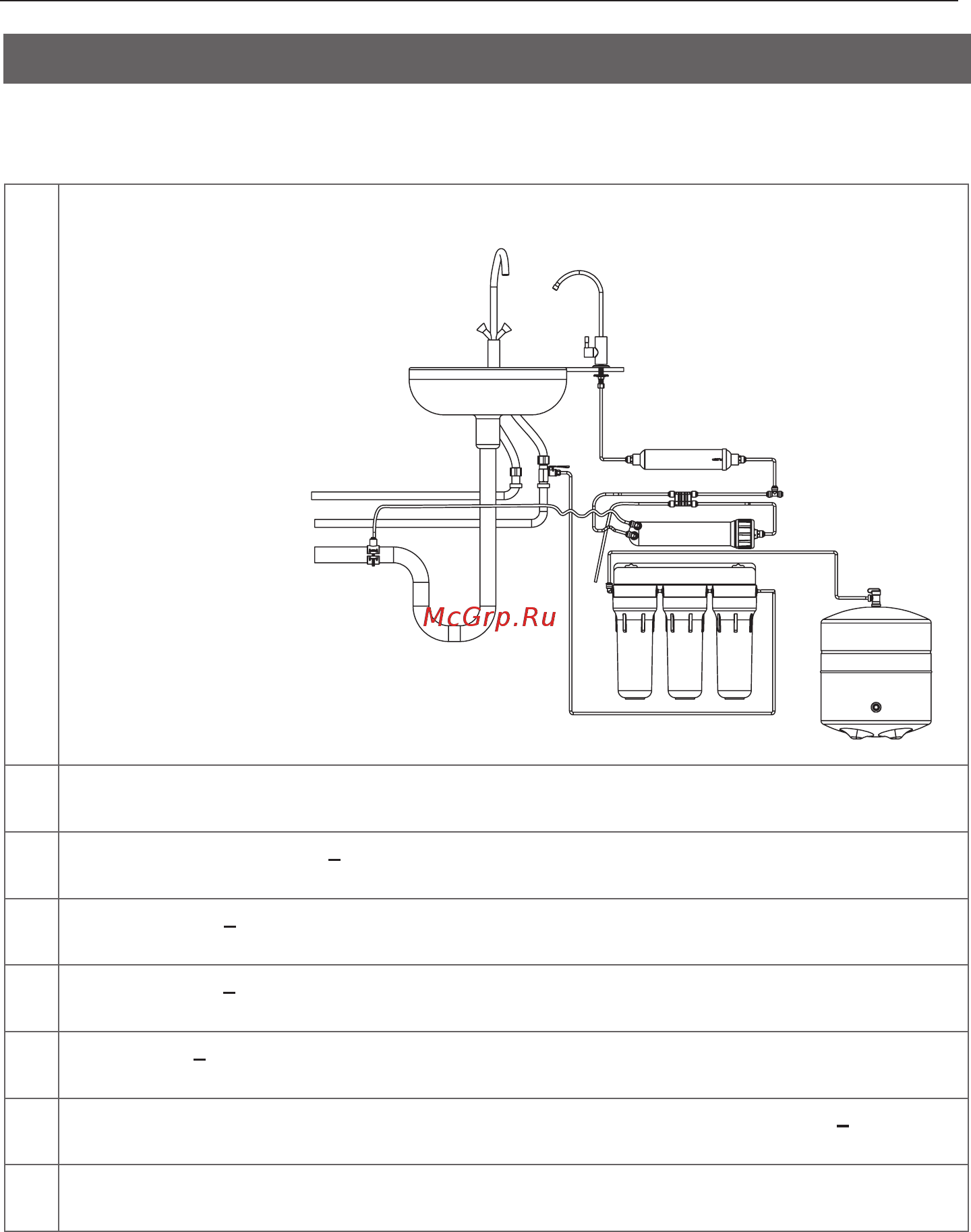 Ecosoft ABSOLUTE с помпой на станине MO550PSECO [36/292] Sanitization of reverse osmosis filter