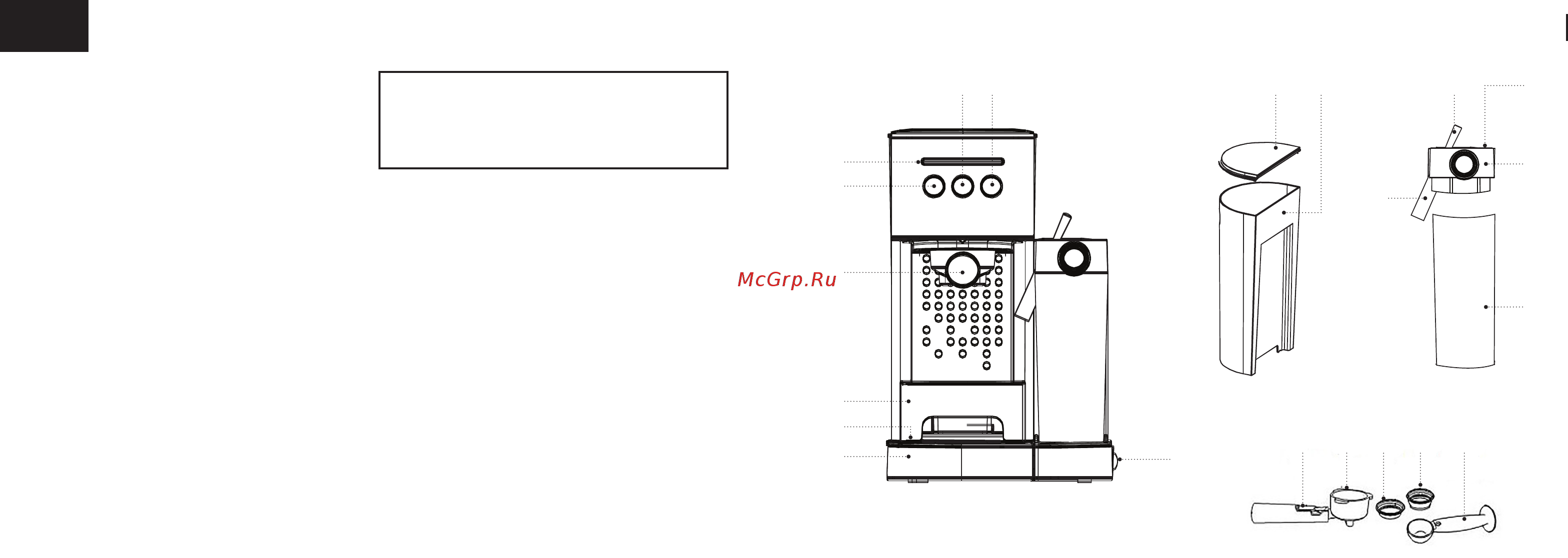 Brayer BR1102 [11/39] Espressokaffeemaschine br1102